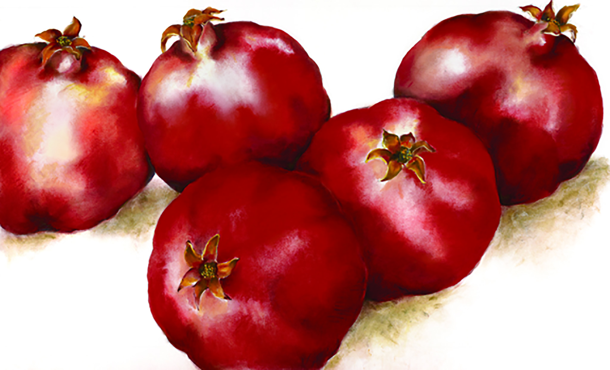 Five Pomegranates