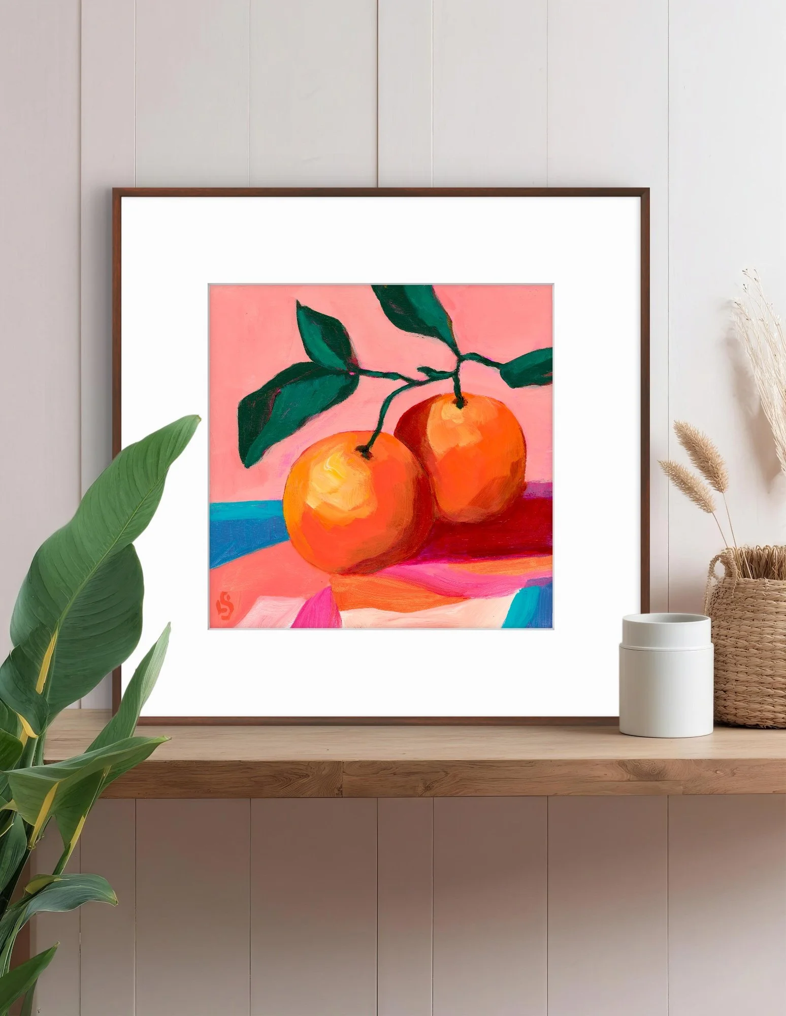 twoorangesFRAMED.JPG