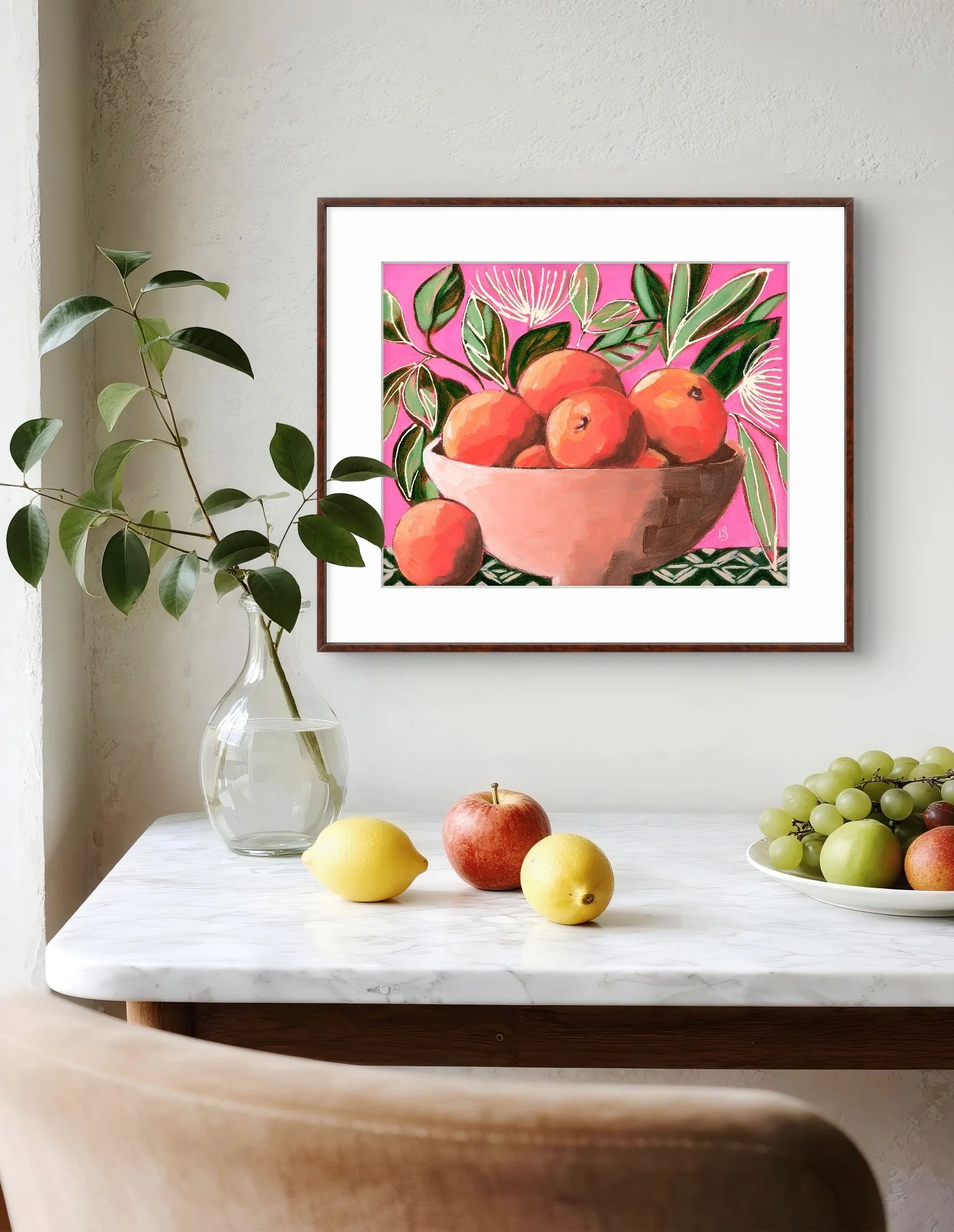 HotPinkBowlFramed.JPG