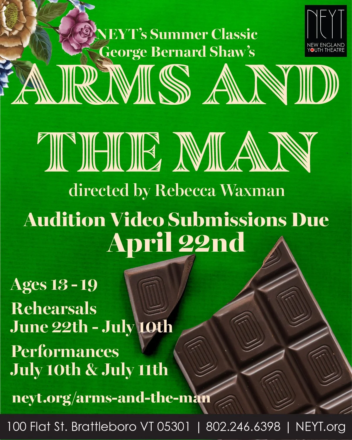 Arms and the Man Auditions Due