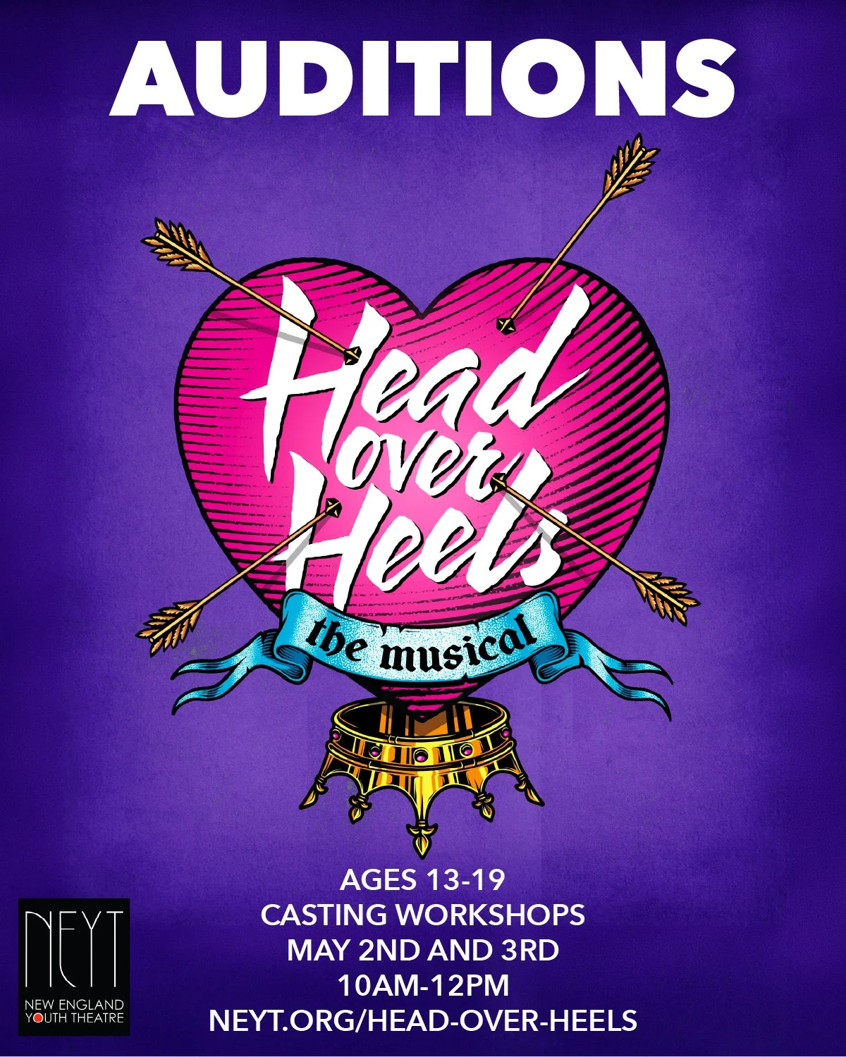CASTING WORKSHOP Summer Musical: Head Over Heels 