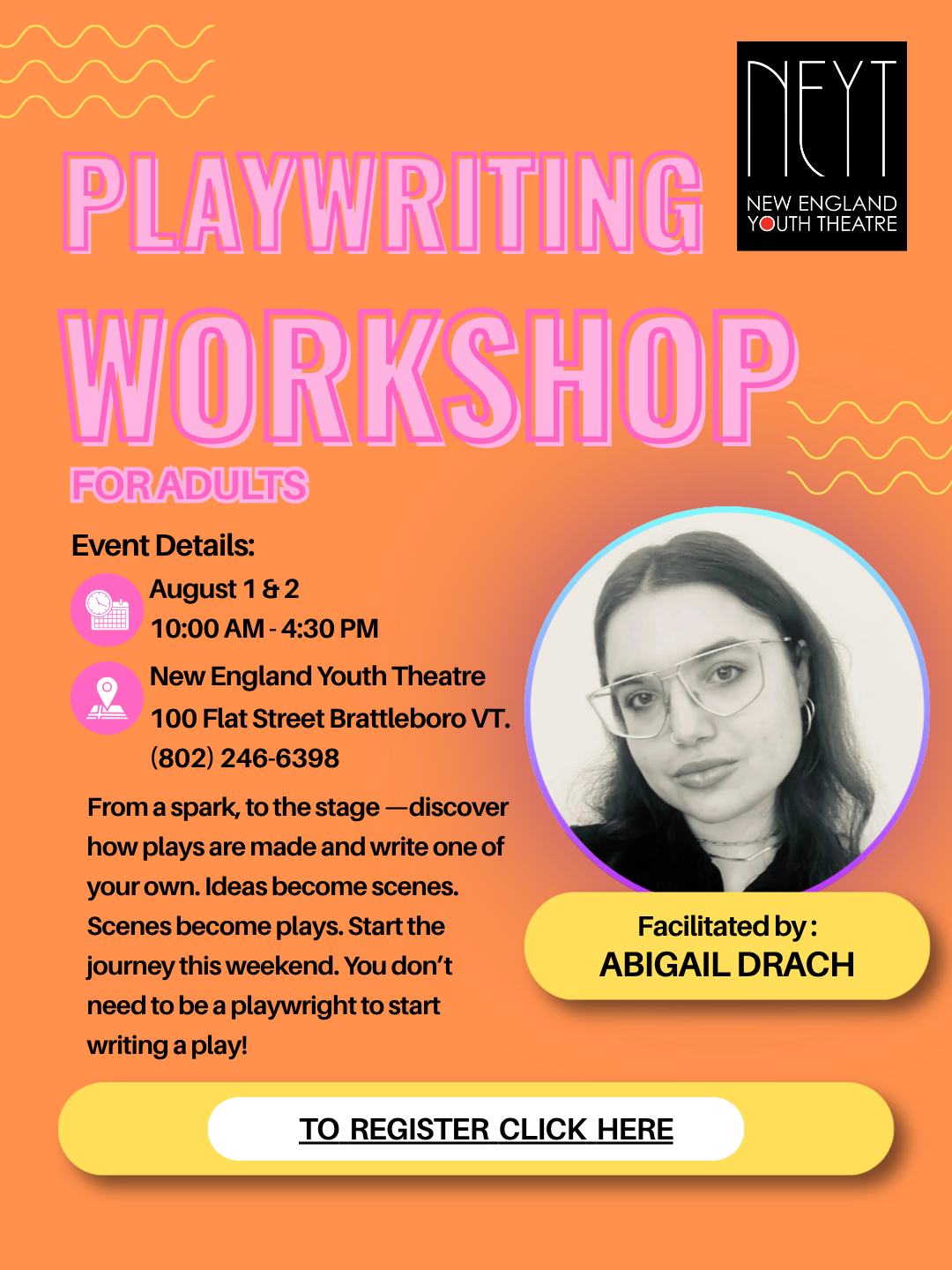 Adult Playwrighting Worksshop