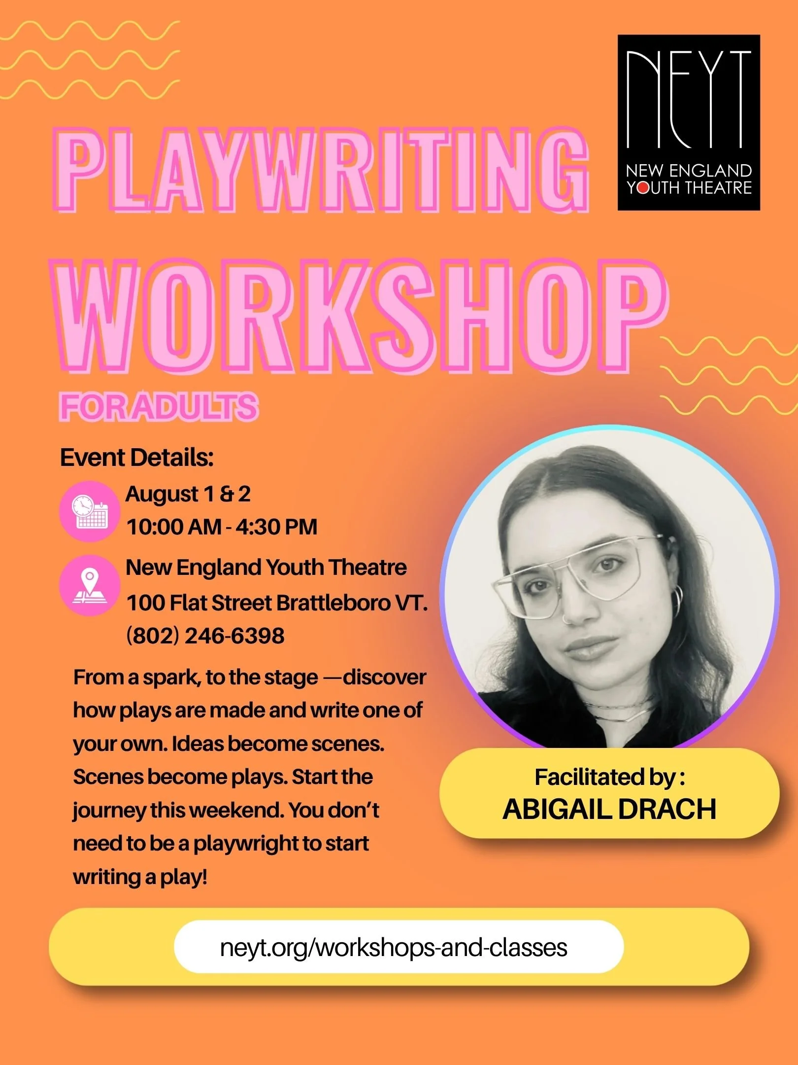 Adult Playwrighting Workshop