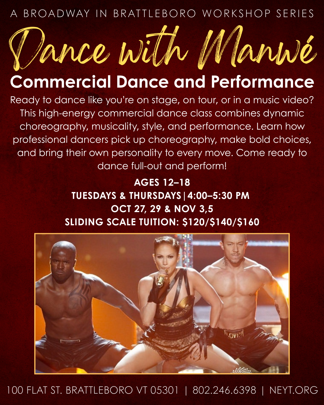 Commercial Dance and Performance with Manwé Sauls-Addison