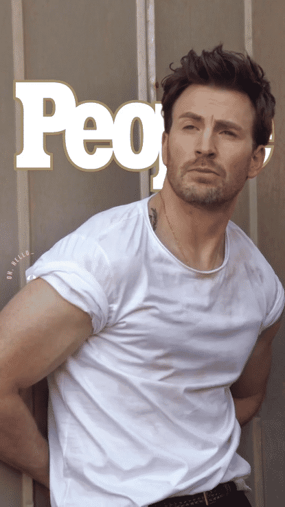 SEXIEST MAN ALIVE - CHRIS EVANS - PEOPLE MAGAZINE