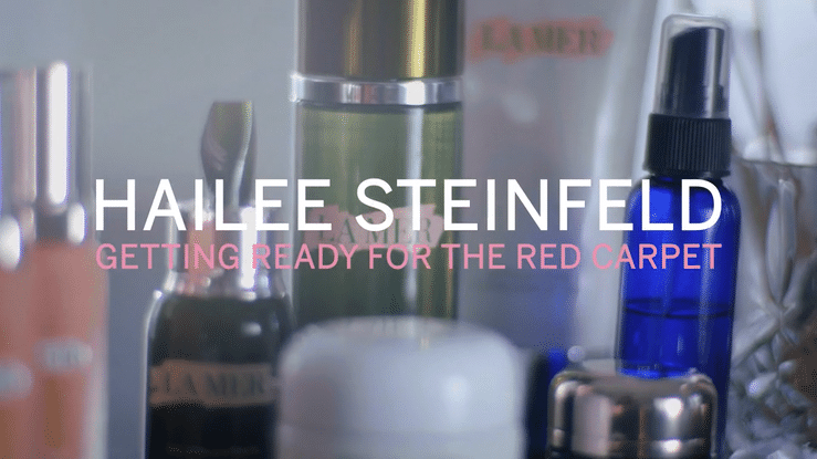 LA MER X VOGUE GETTING READY HAILEE STEINFELD