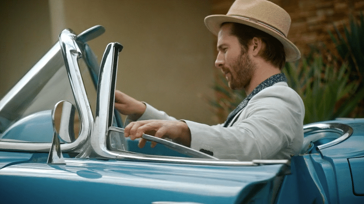 Glen Powell Bloomingdales