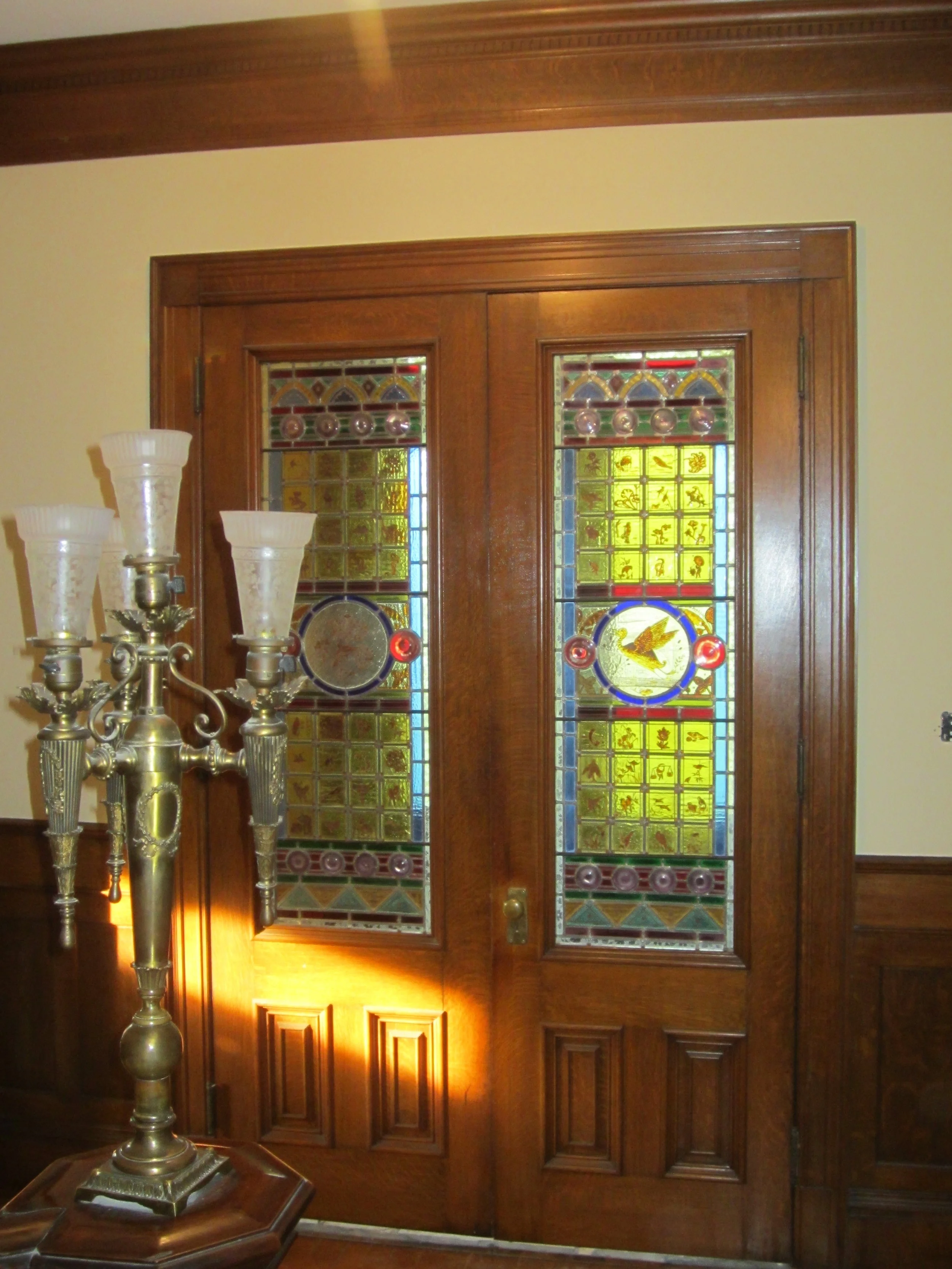 Front entrance interior doors