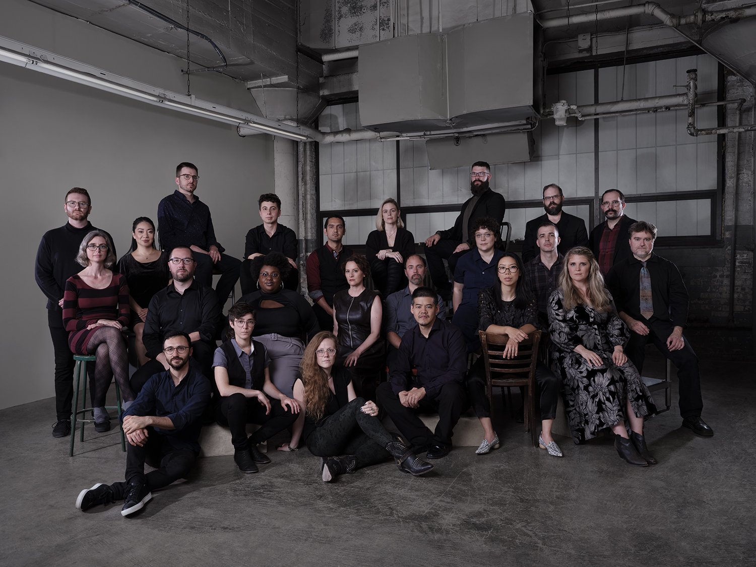  Group portrait of new music ensemble,  Dal Niente , Chicago IL, 2022 