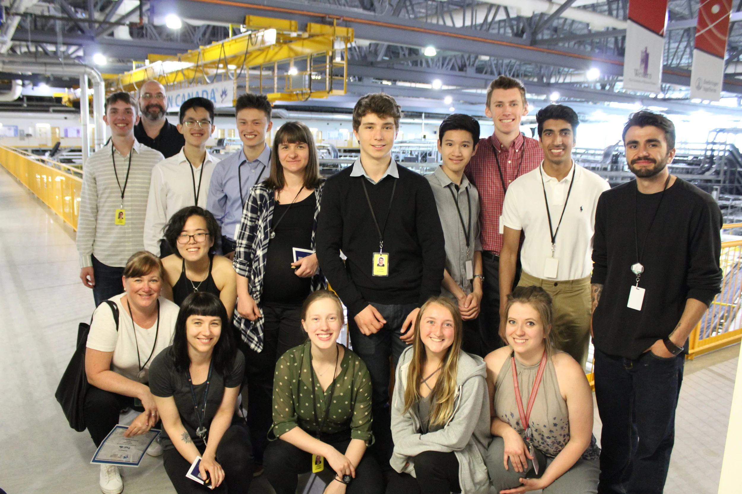  The SotB team (2018) from Sentinel Secondary School (West Vancouver, British Columbia). The students investigated the accumulation of copper in  Fucus Gardneri  seaweed   using X-ray fluorescence imaging at the BioXAS-Imaging beamline (CLS). 
