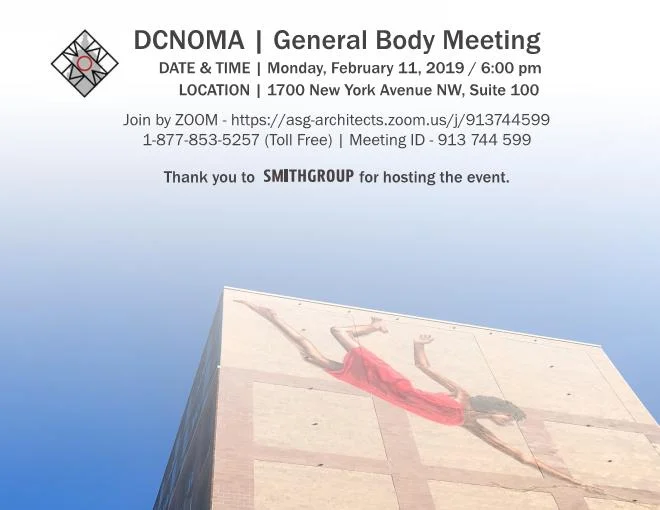 DCNOMA General Body Meeting (2/11)