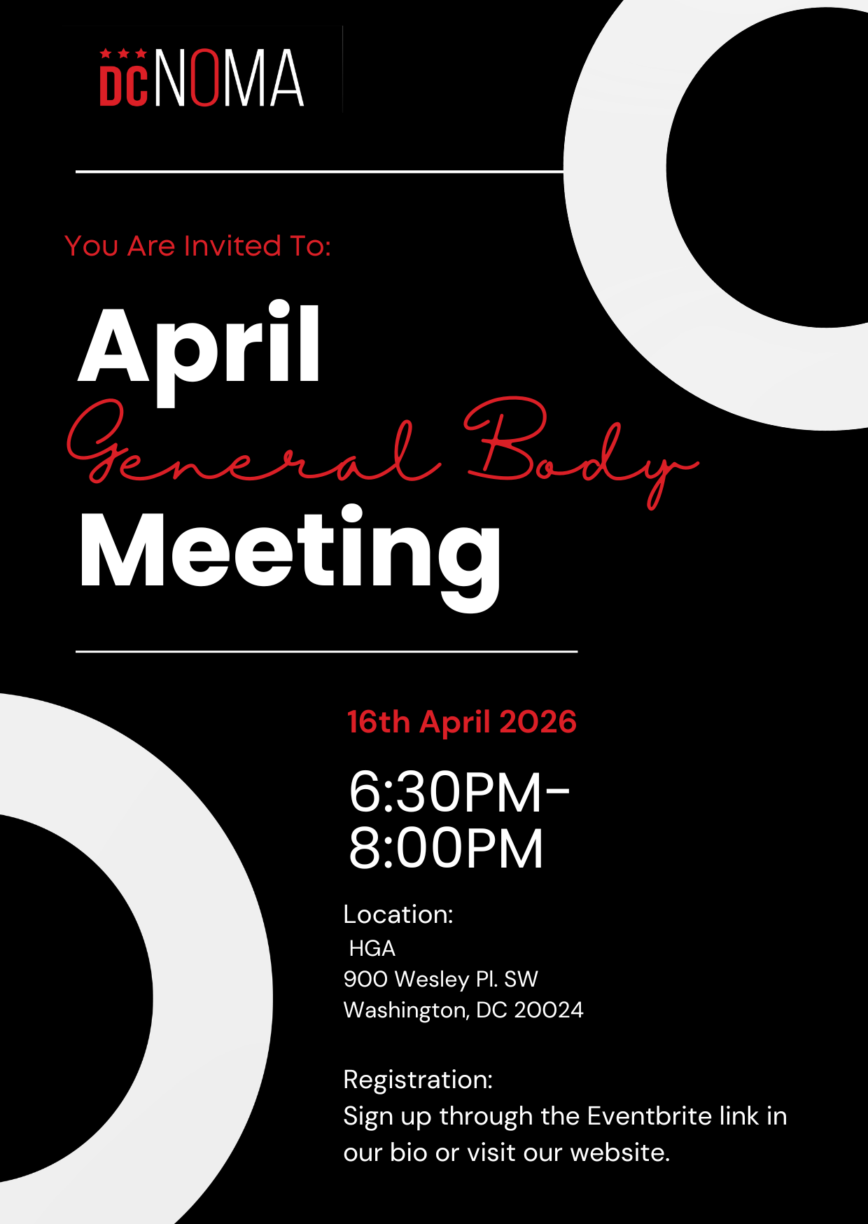 April General Body Meeting