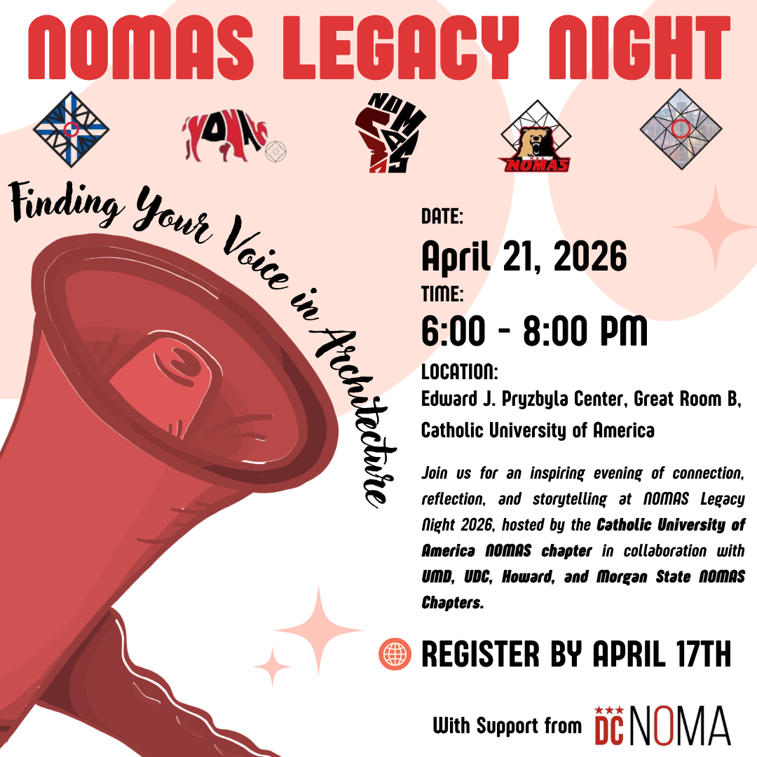NOMAS Legacy Night 2026: Finding Your Voice in Architecture