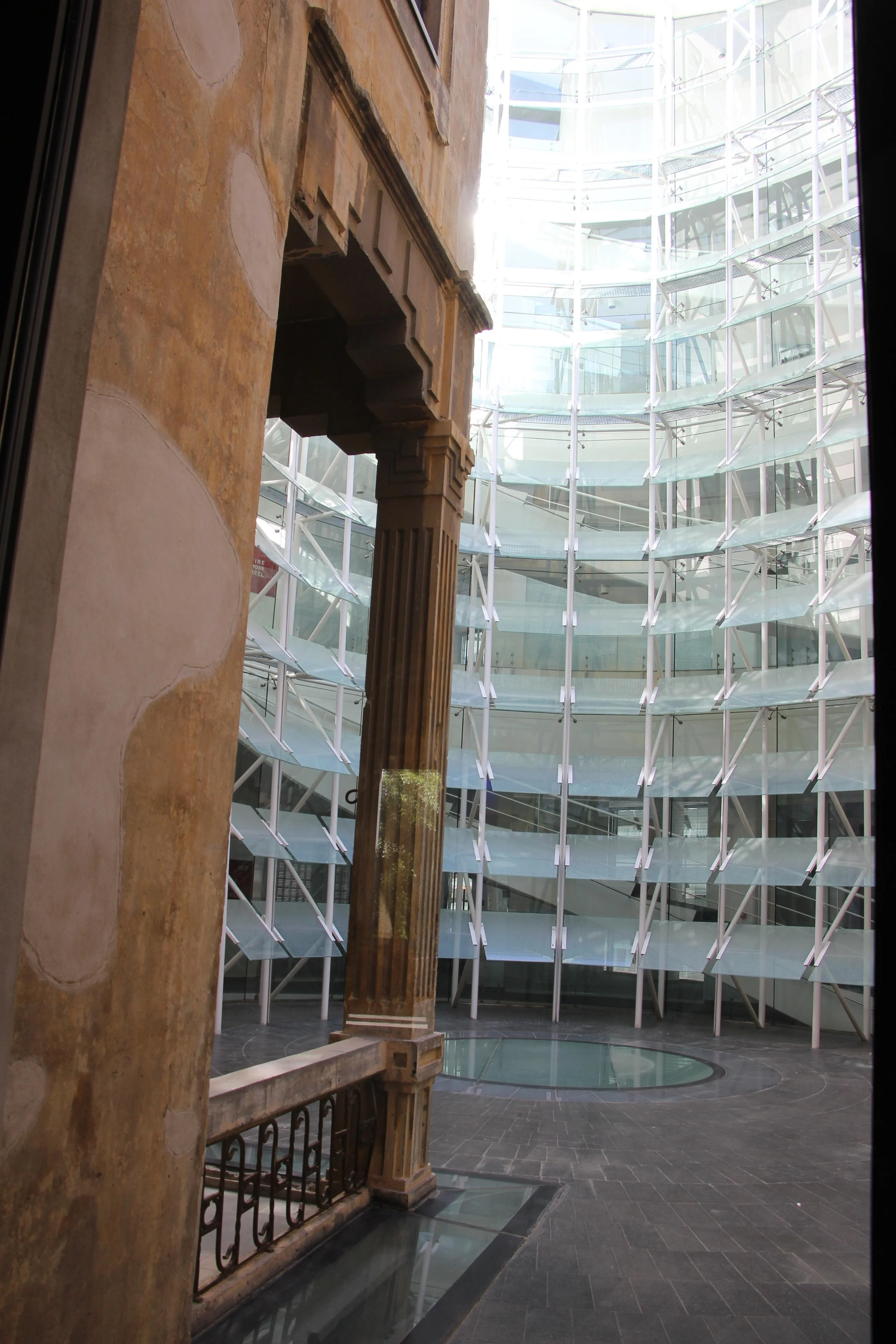 Juxtaposition of history &amp; renewal in Beit Beirut.