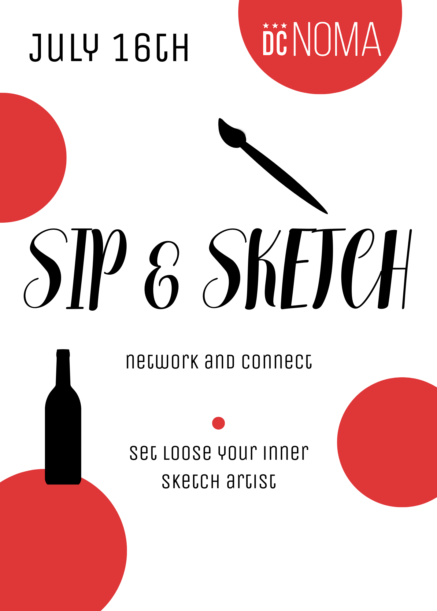 Sip & Sketch Happy Hour
