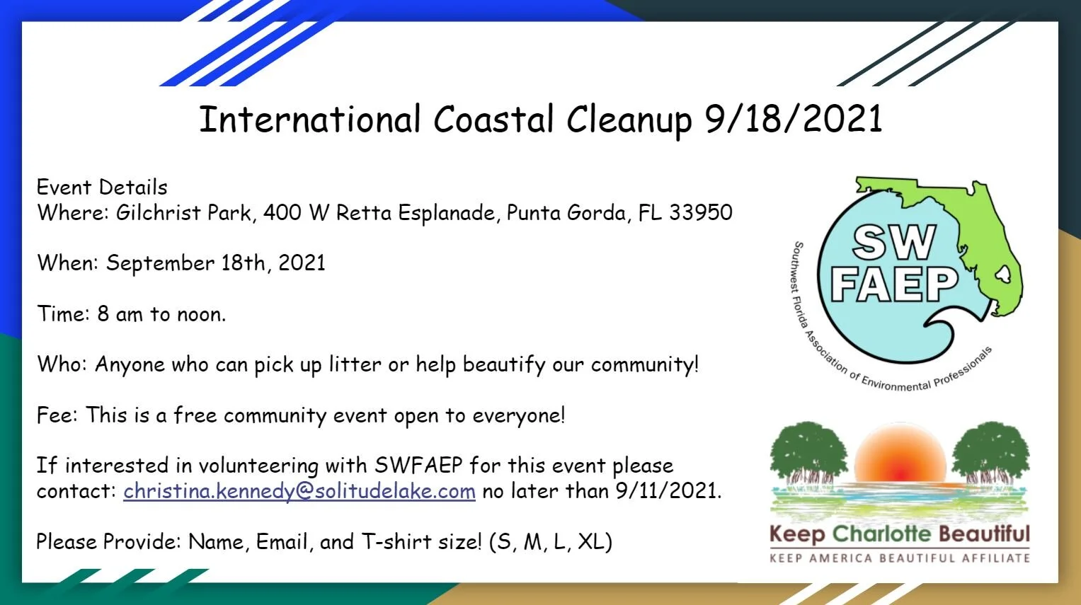 International Coastal Cleanup 2021