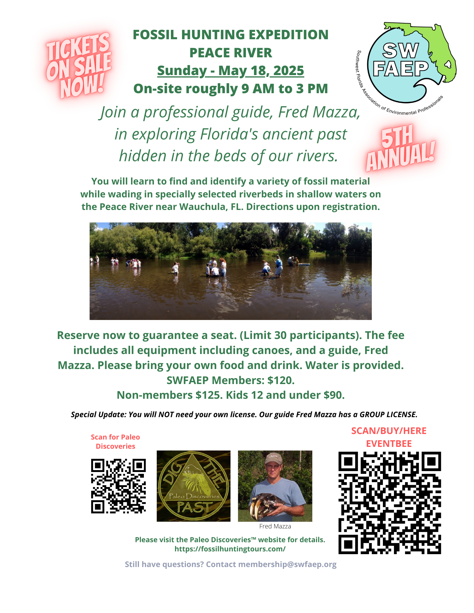 5th Annual Peace River Fossil Expedition