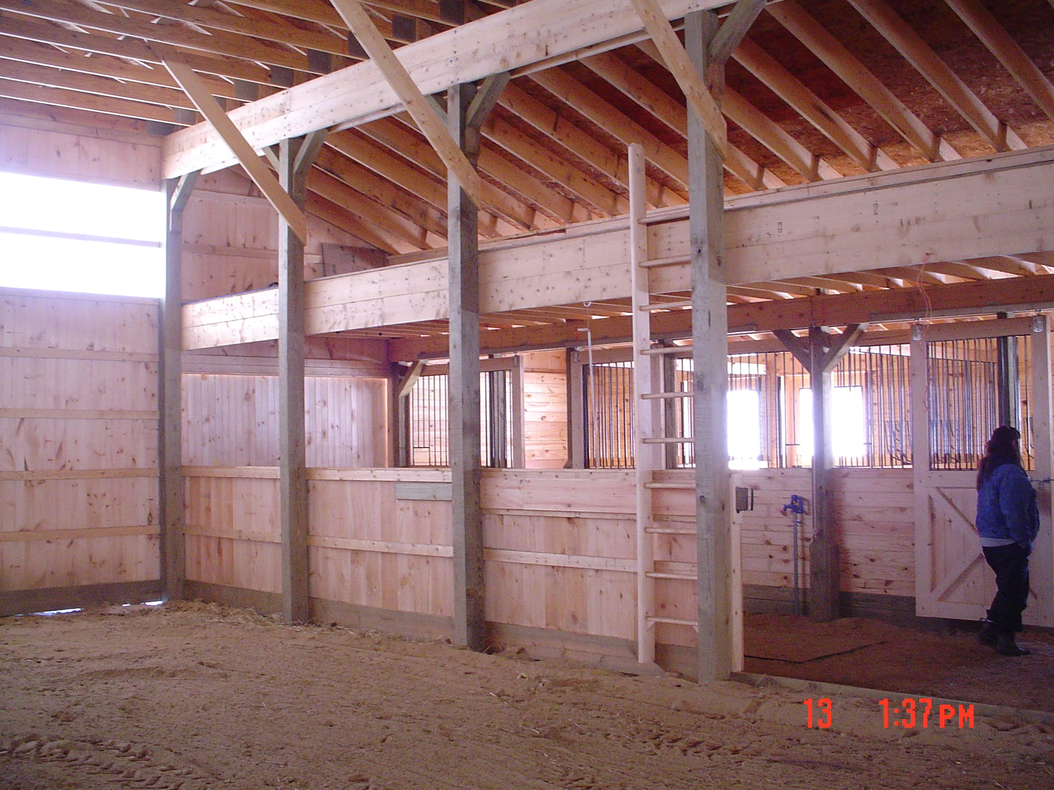 Stalls Off Arena + Ships-Ladder to Hay Loft