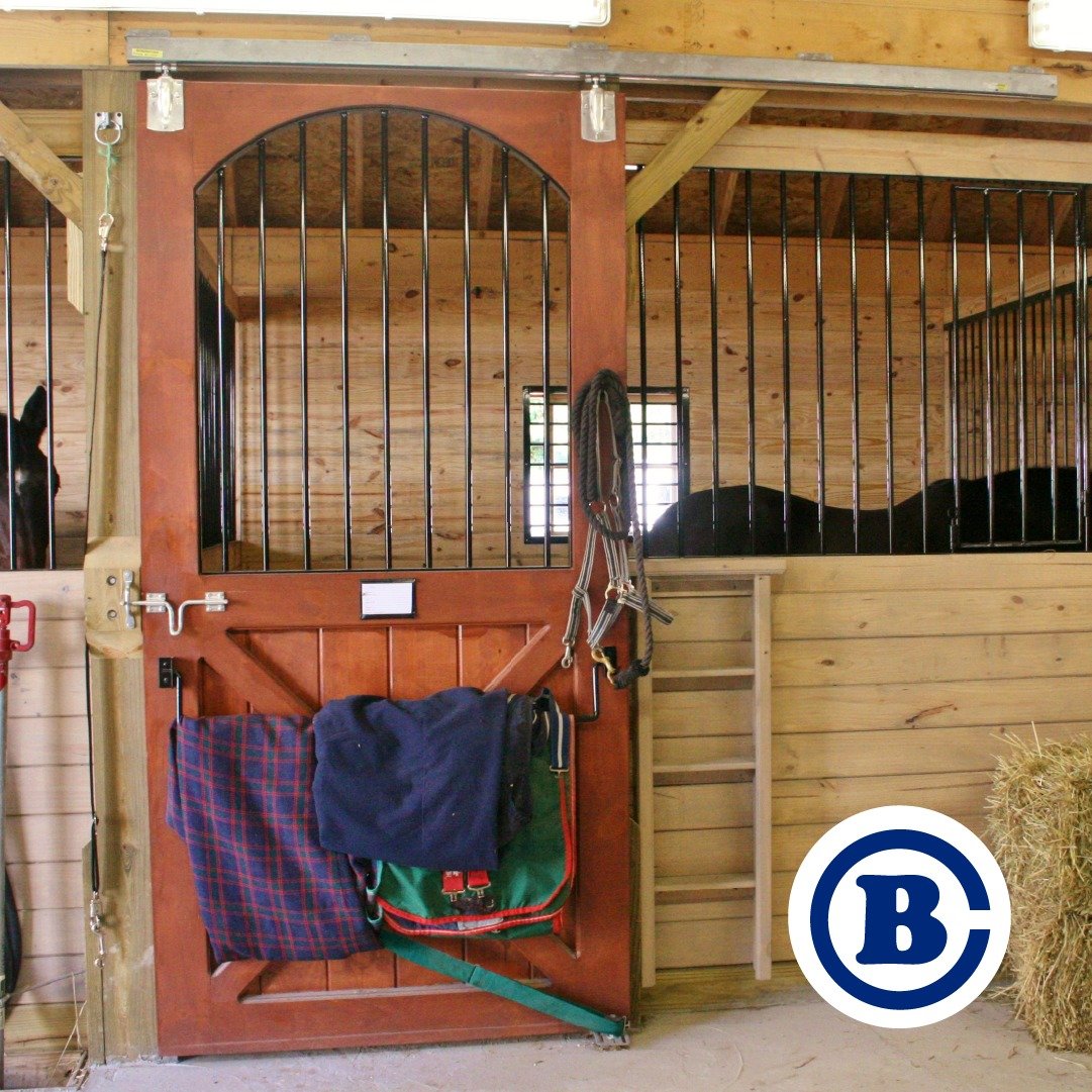 Barn Depot
Arched stall doors add architectural interest where you normally wouldn&rsquo;t expect it. The upgrade from a square top to an arch is a small jump financially with a big impact aesthetically. Check out our sister company page, Barn Depot,