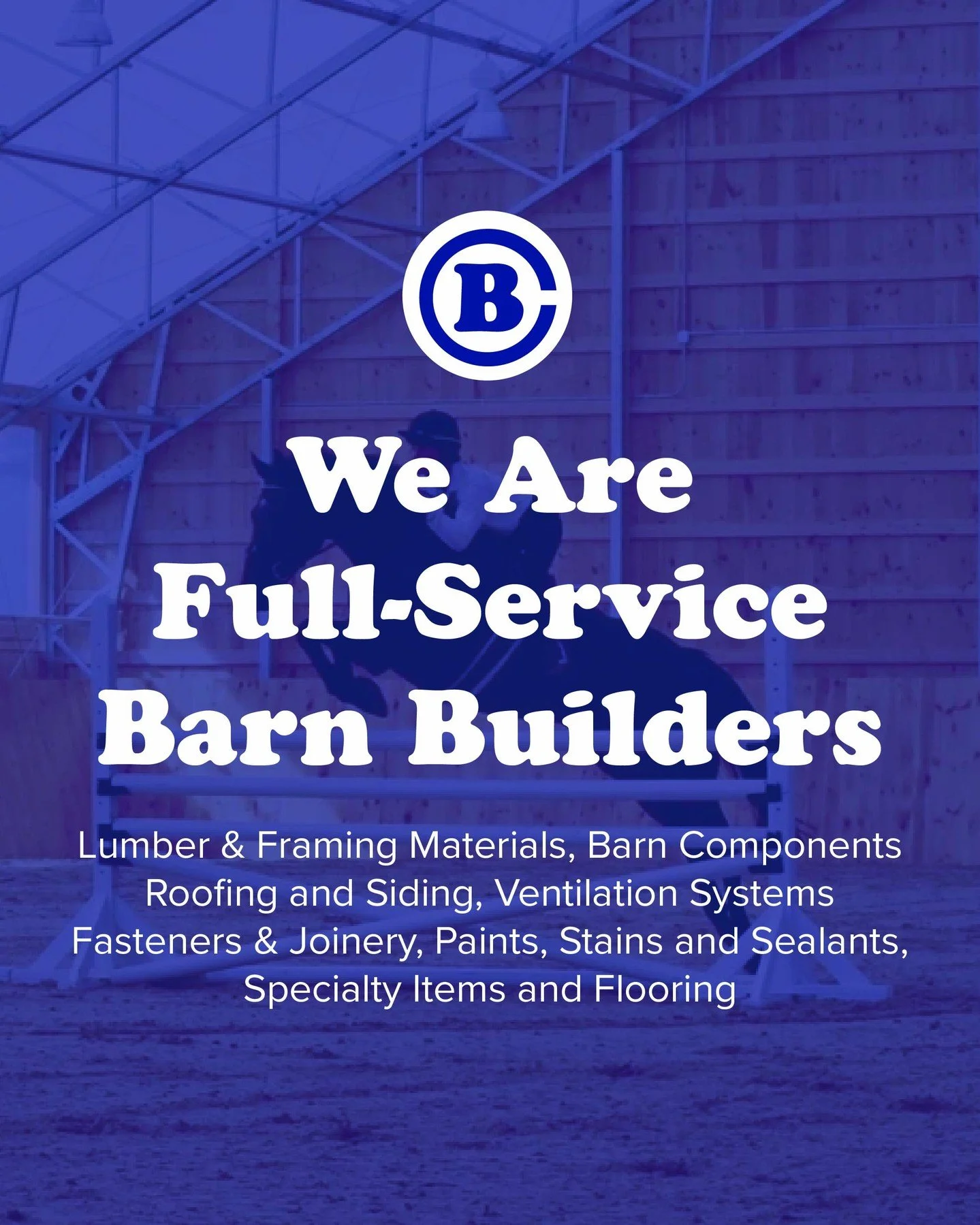 Circle B Barn is your full-service builder &mdash; we provide everything your new barn needs, from floor to roof!

#CircleB #NewEnglandStyleBarn #HorseBarn #Barn #EquestrianBarn #Equestrian #HorseEnthusiast #SupportLocal #ShopLocal #MadeInUSA