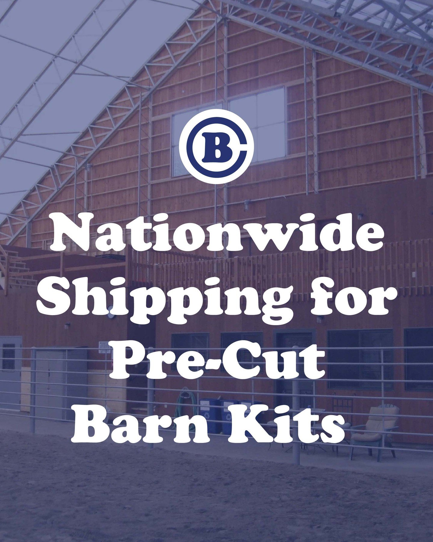 Not in MA? Not a problem! A pre-cut barn kit from Circle B Barn can be delivered to you anywhere in the country &mdash; with everything you need to make your dream barn a reality! 📦 🛠️ 

Learn more on our website!