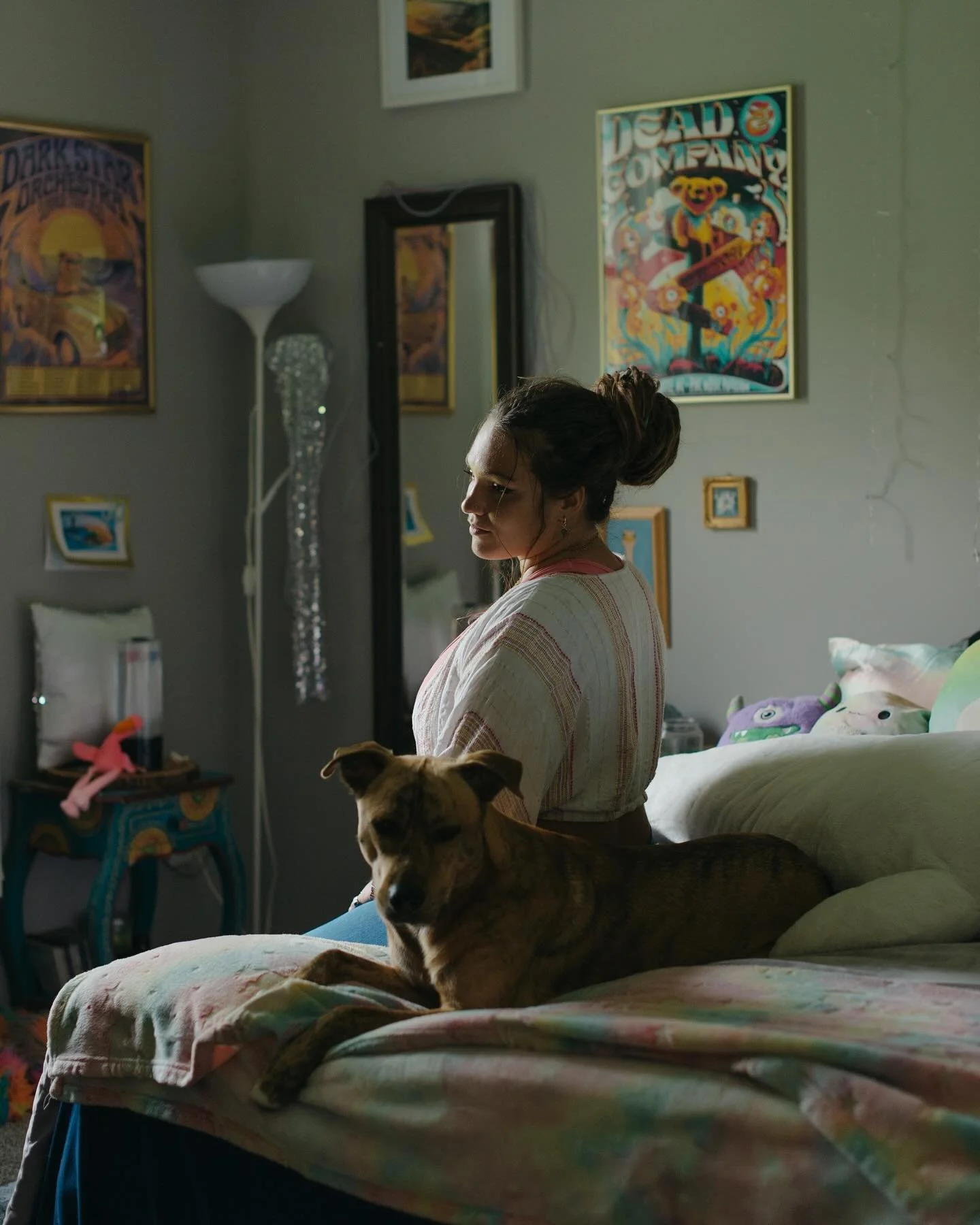 Natalie Newman at her new home and her salvaged artwork for @washingtonpost for a story on why so few people evacuated before Helene. 

From the story: 

&ldquo;To understand why inland regions are so vulnerable to heavy rainfall, The Post compared t