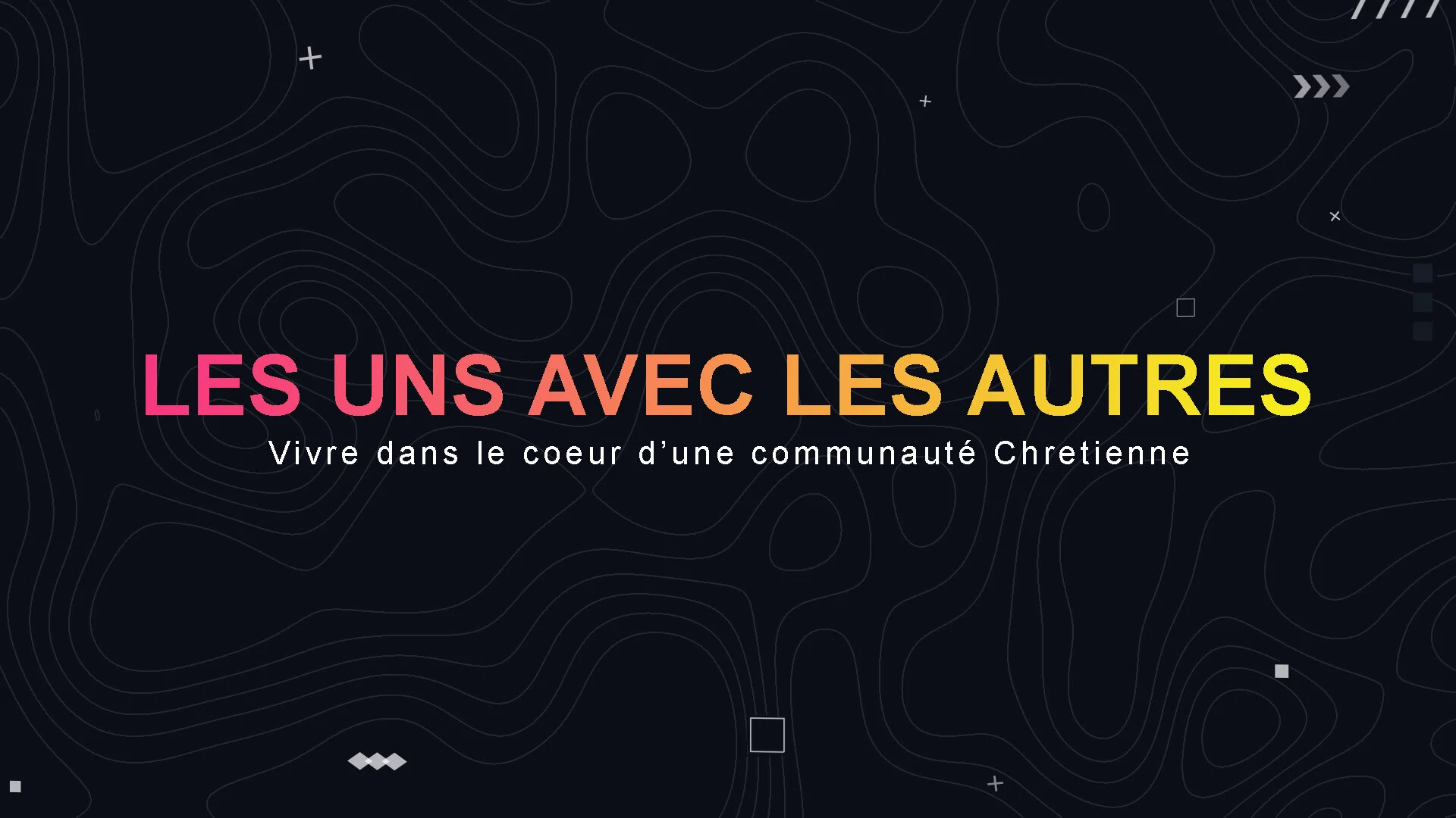 Soyez bon les uns avec les autres