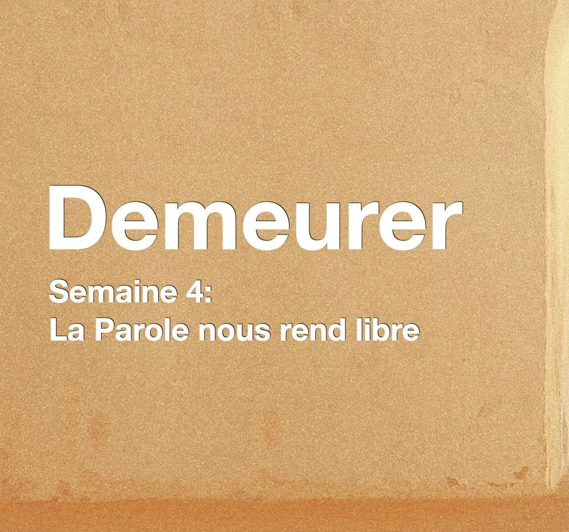 Demeurer 4: La Parole nous rend libre - Anthony Pouillen
