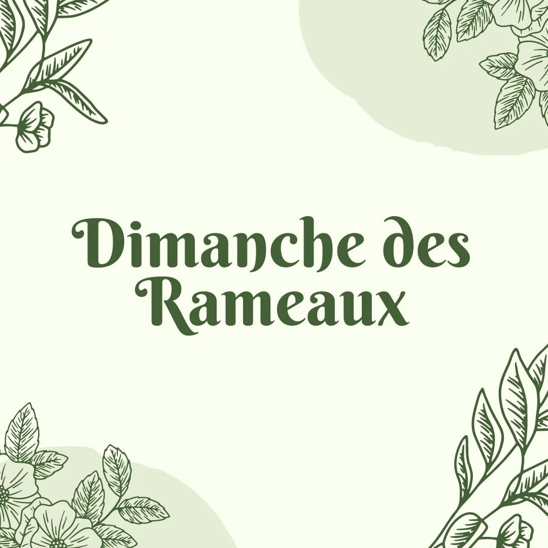 Dimanche des Rameaux - Matt Rasch