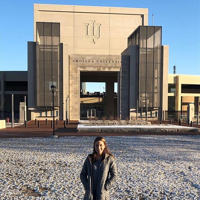 Access College student, Grace Reskey, visiting Indiana University last week!