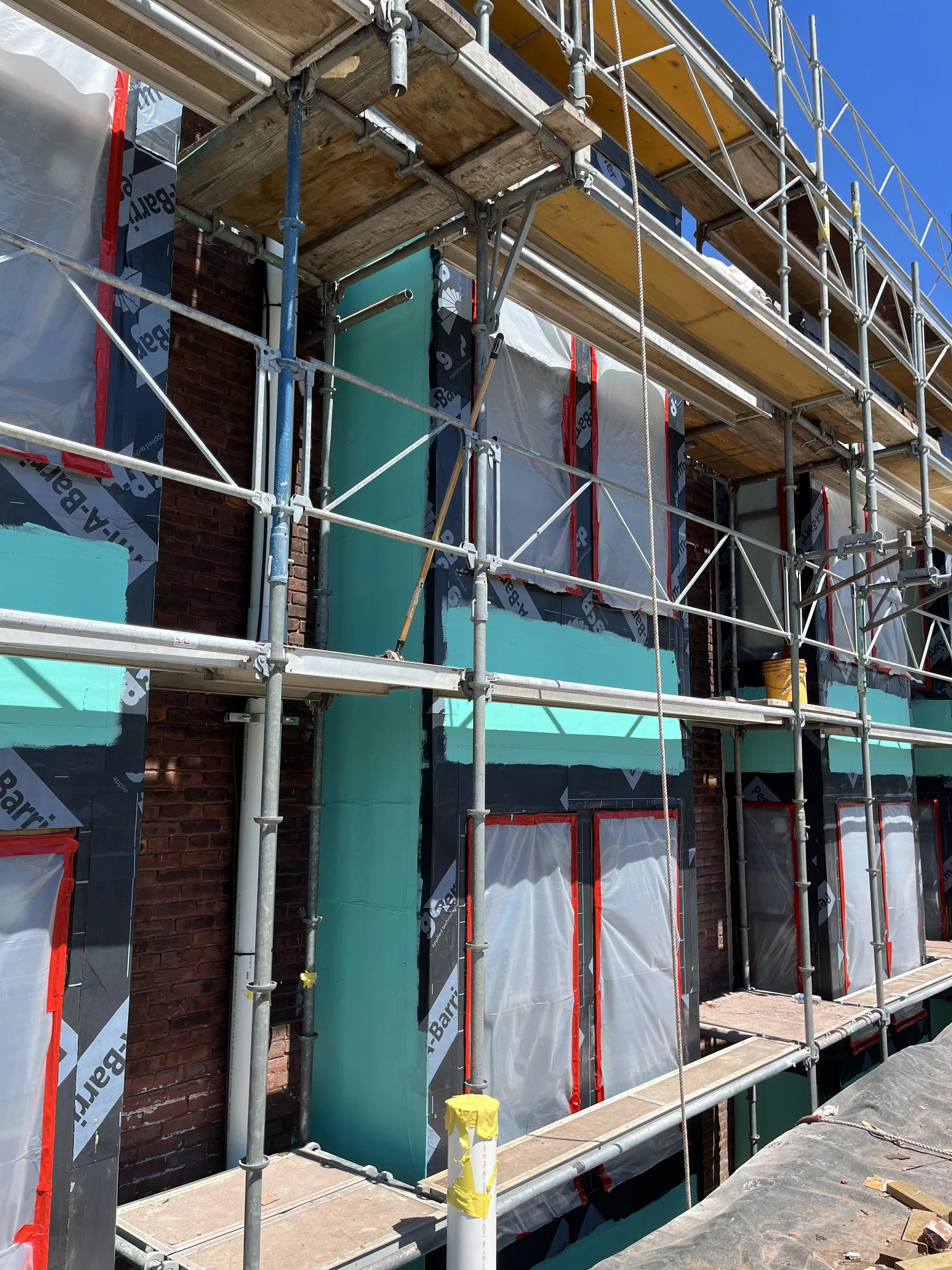 Caulking/Waterproofing & Air Vapor Barriers — Lupini Construction, Inc.