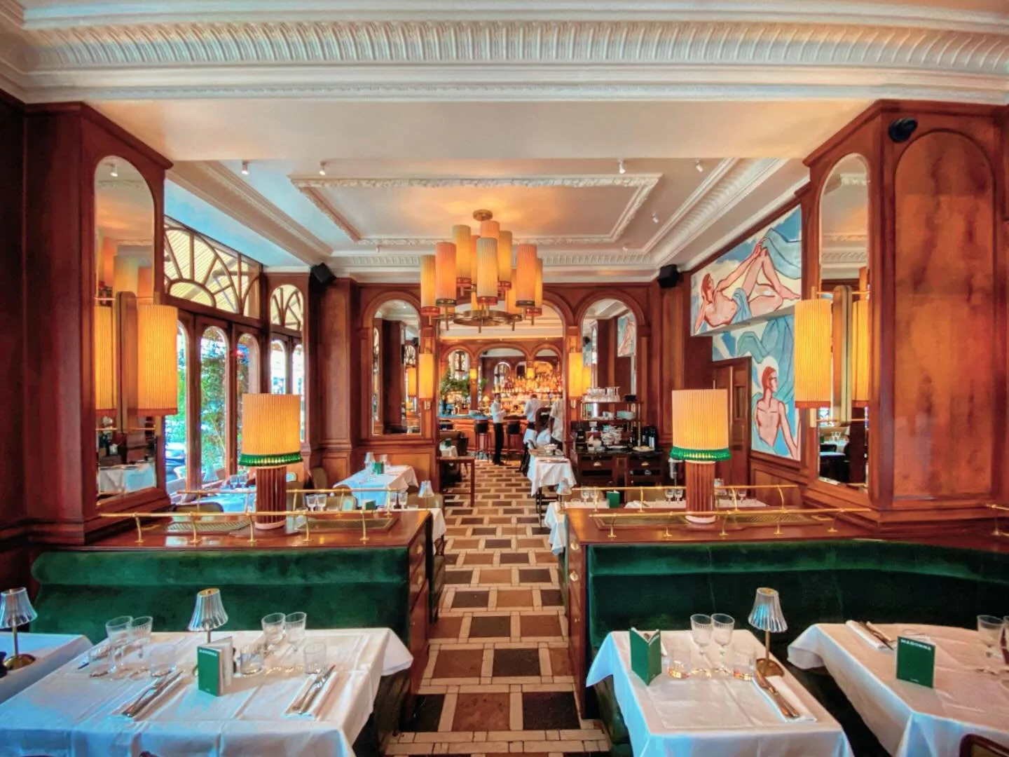 The interior of #madonnaparis is a damn fine one!