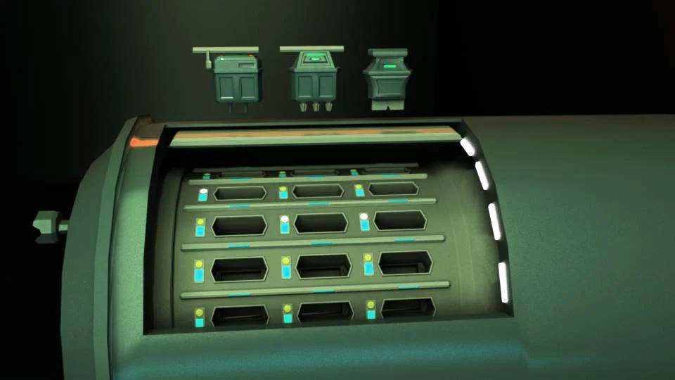 Engine Core and Plugs Up Close