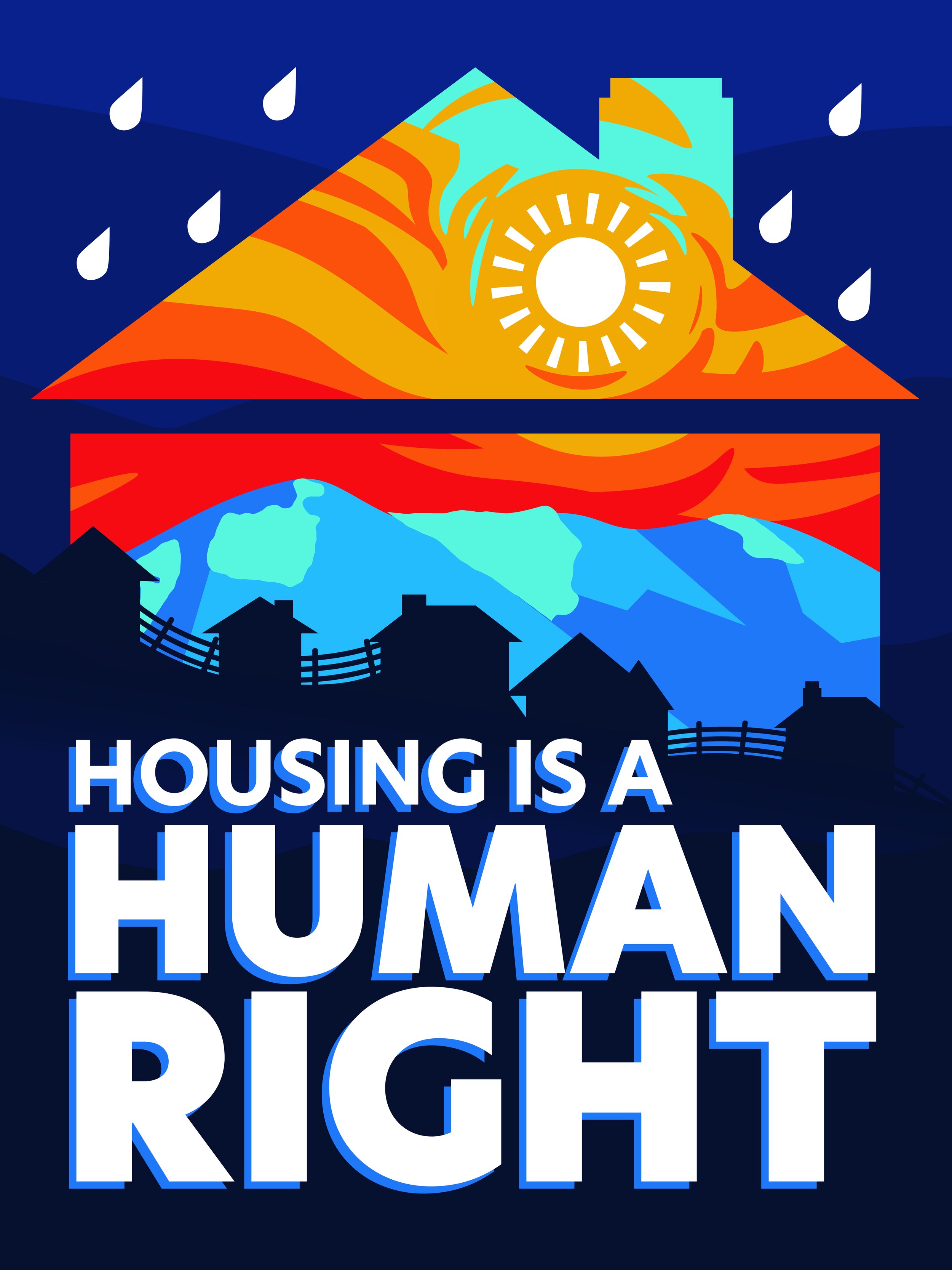 Poster design commissioned by Golden Yolk Griddle to launch a fundraiser to raise awareness and funds around Missoula's housing crisis. ⁠Raised $650+ in funds to benefit the important work of NMCDC