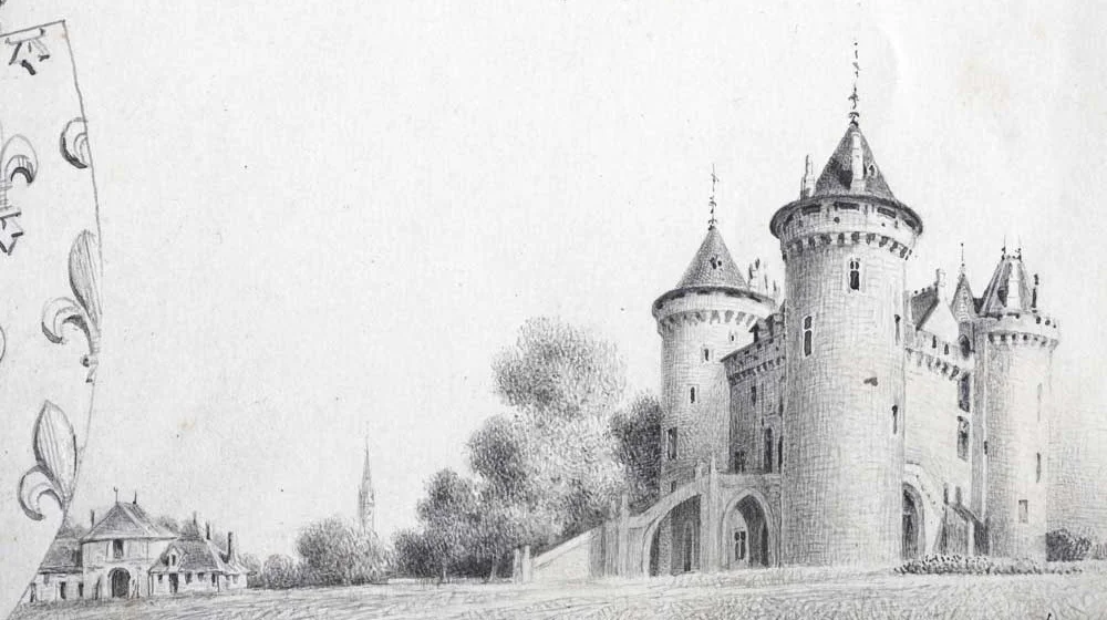 Dessin du château au XIXe siècle