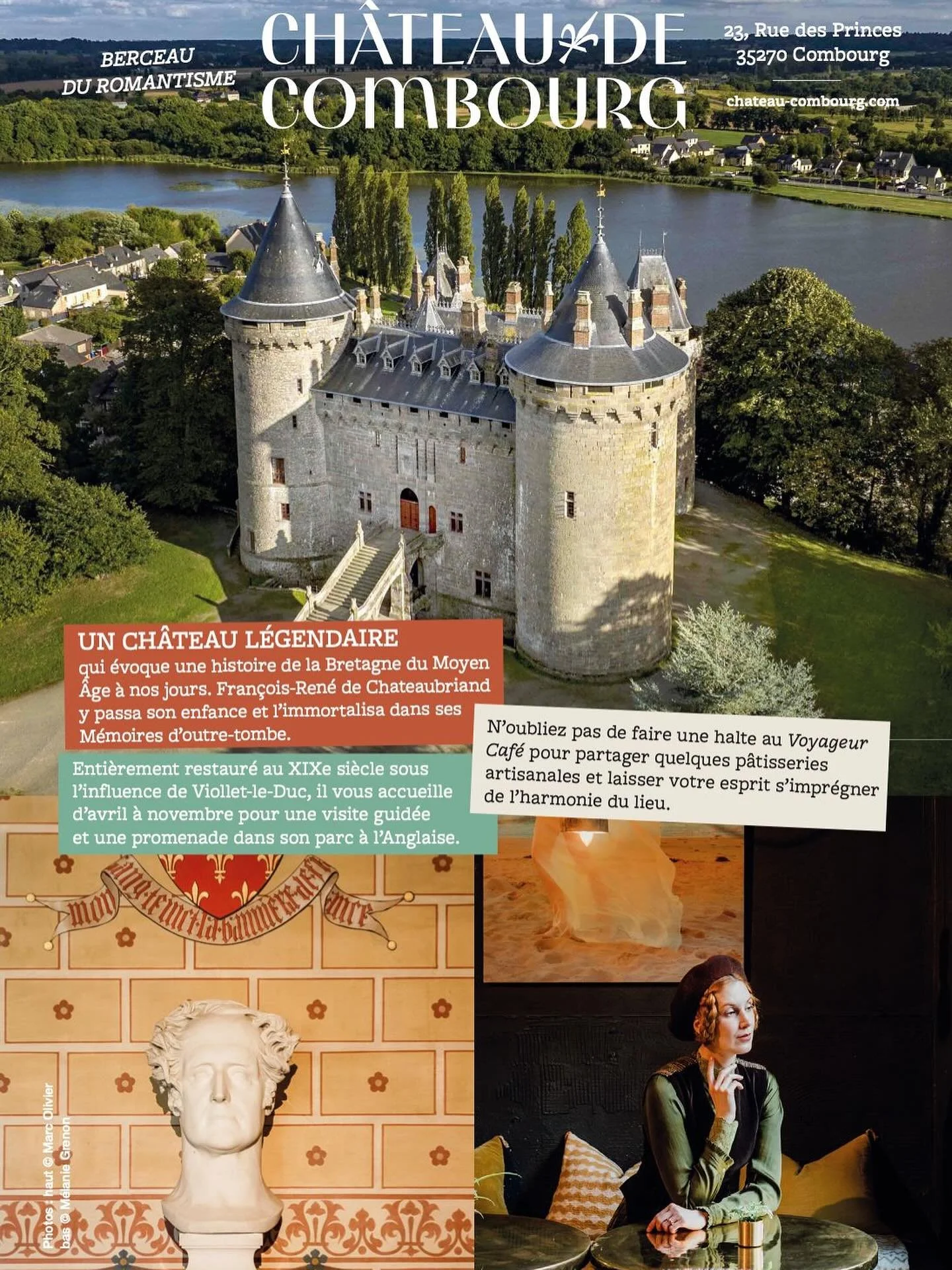 Dernier mois pour (re)d&eacute;couvrir le Ch&acirc;teau de Combourg ⏳ 🏰 Le ch&acirc;teau et son parc fermeront leurs portes pour la saison le 1er novembre 2025.
Profitez des derni&egrave;res semaines pour plonger dans l&rsquo;histoire romantique de 