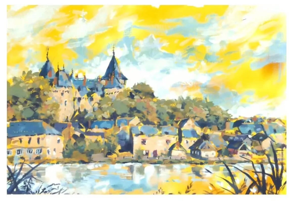 Water Color 🏰 
🎨 @le_regard_vagabond 

#couleursdebretagne #concours #watercolorpainting #gouachepaintings #bretagne_paysage #artlover #hautebretagne #illeetvilainetourisme