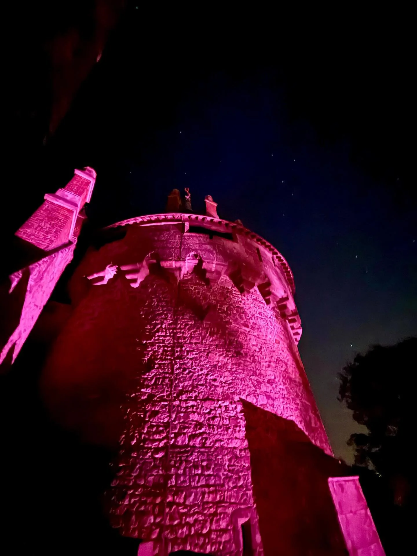 Pinktober 💖 Tout au long du mois d&rsquo;octobre, le Ch&acirc;teau de Combourg se pare de lumi&egrave;re rose afin de t&eacute;moigner de son engagement aux c&ocirc;t&eacute;s de la campagne #OctobreRose, d&eacute;di&eacute;e &agrave; la sensibilisa