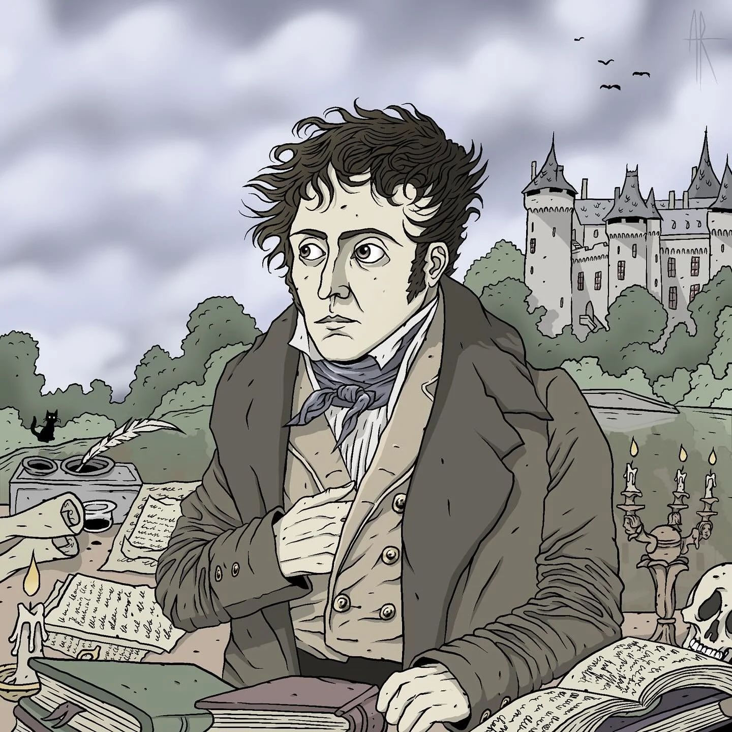 Avant le Dark Academia, il y avait le Romantisme&hellip;Bien avant que l&rsquo;esth&eacute;tique ne porte un nom, le Ch&acirc;teau de Combourg inspirait d&eacute;j&agrave; l&rsquo;un de ses premiers r&ecirc;veurs : Fran&ccedil;ois-Ren&eacute; de Chat