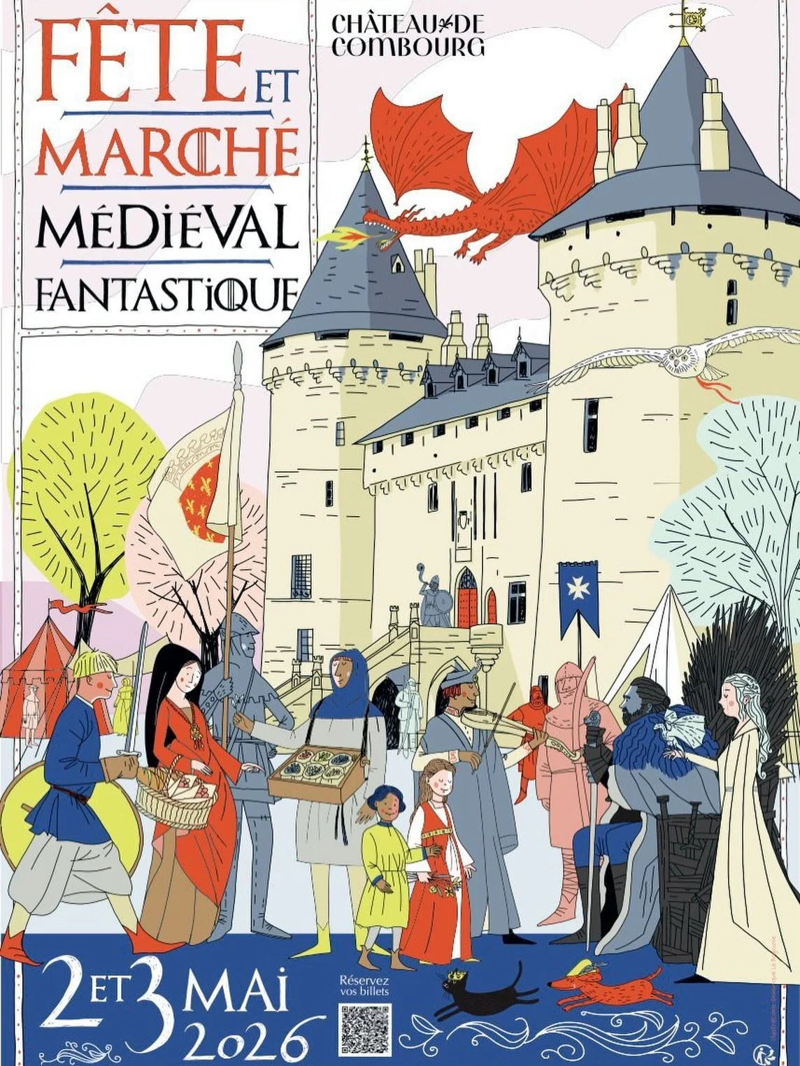 Le royaume ouvre ses portes&hellip; oserez-vous entrer ? 🏰 Les 2 &amp; 3 mai 2026, le Ch&acirc;teau de Combourg se transforme en un monde o&ugrave; l&rsquo;Histoire rencontre la l&eacute;gende. Pendant deux jours, vivez une immersion totale entre co