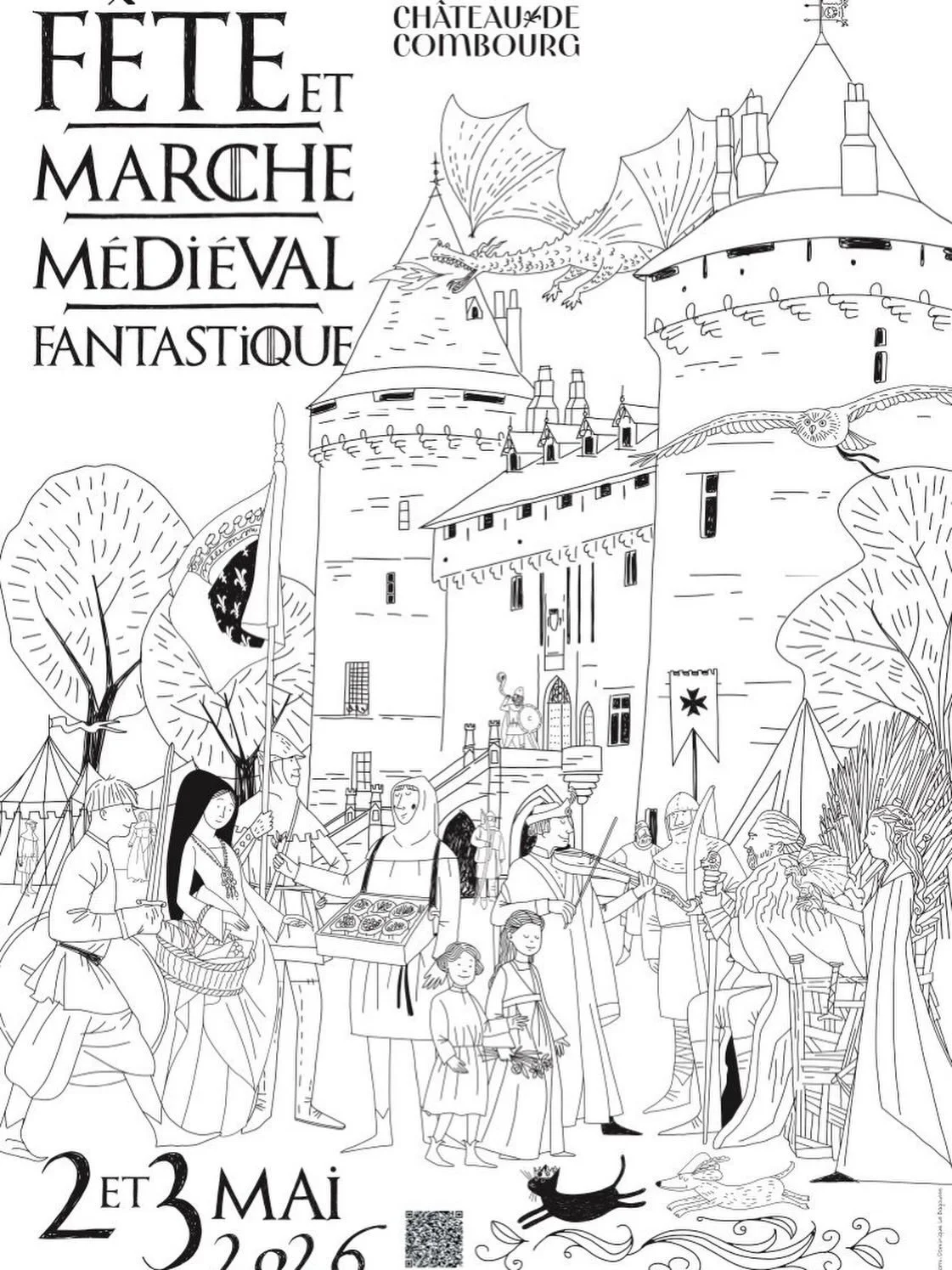 F&ecirc;te M&eacute;di&eacute;vale &amp; Fantastique ⚔️ 🐉 Les 2 et 3 mai 2026, le parc du Ch&acirc;teau de Combourg vous ouvre les portes d&rsquo;un monde hors du temps&hellip;

🛡️ Campements &amp; combats
🛍️ Artisans &amp; march&eacute; m&eacute;