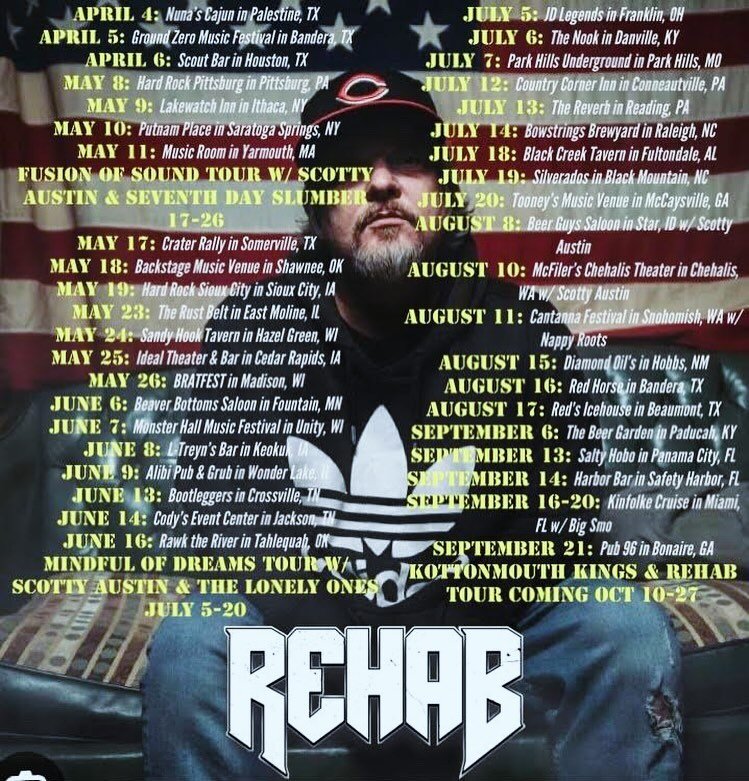 Attention All Rehab Fans @topfans 
  Tour Dates Announcement!
Rehab hits the road bringing the  party to your town in 2024! 
  Grab your tickets NOW! 
➡️ https://www.rehabtheband.com/tour #rehabmusic #wearerehab #ontour #tourdates