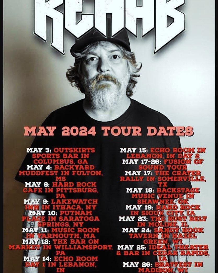 Check out our May tour dates and grab some tickets at rehabtheband.com #tourdates #rehabmusic #dannyboone