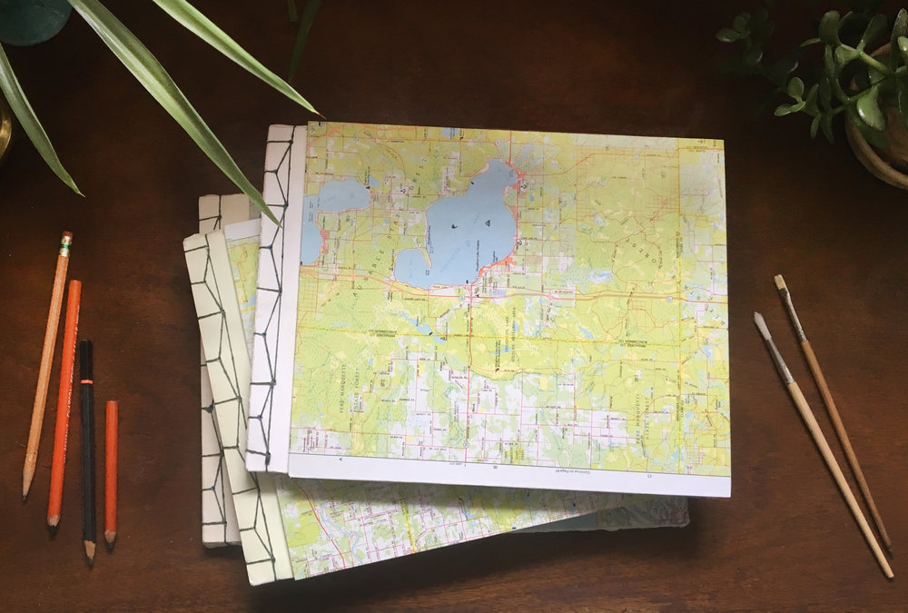 Large 9x12 Handmade Sketchbook/Journal — Hinterland Farm & Kitchen