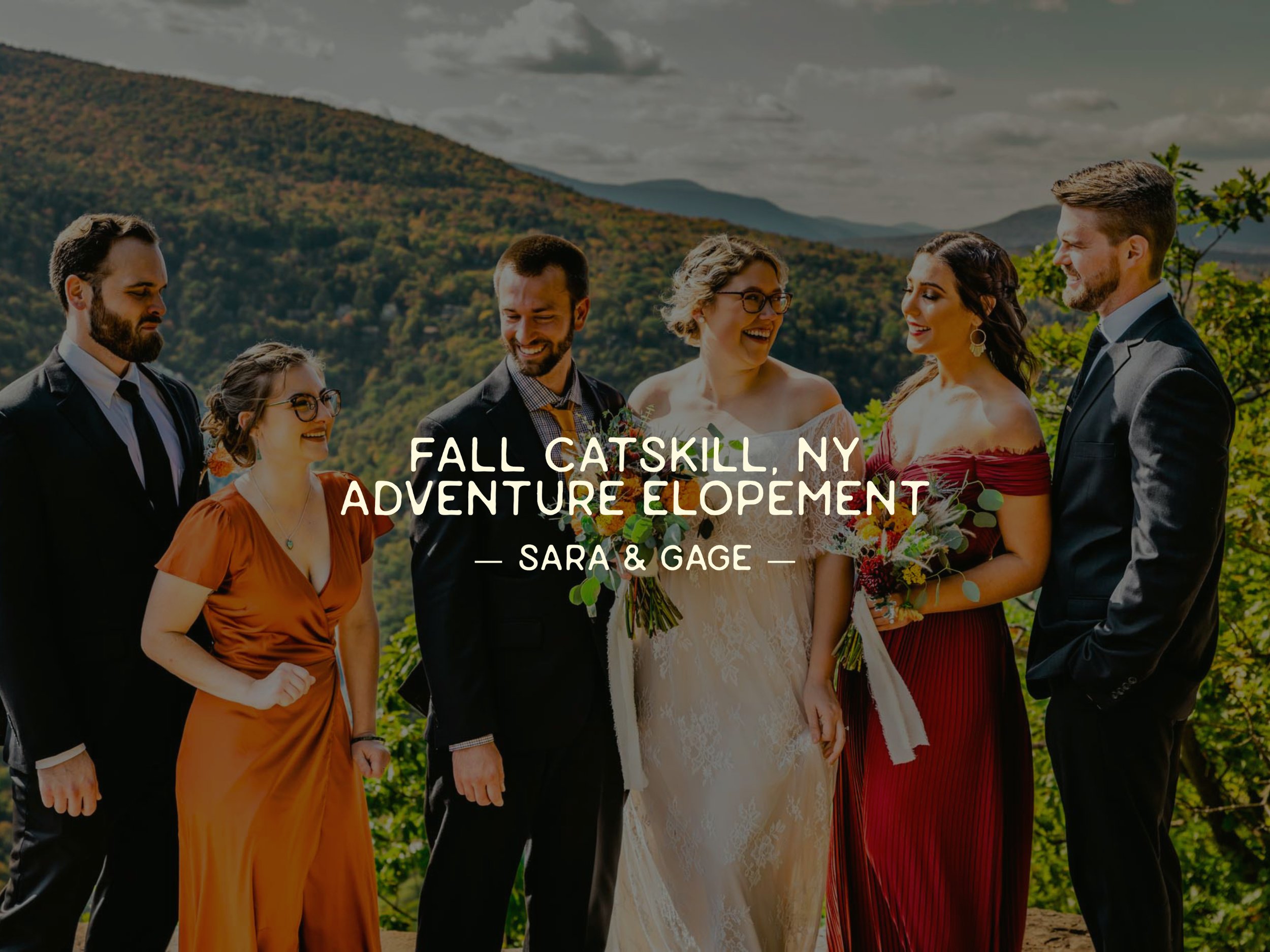 Fall Catskill Elopement: Sara &amp; Gage