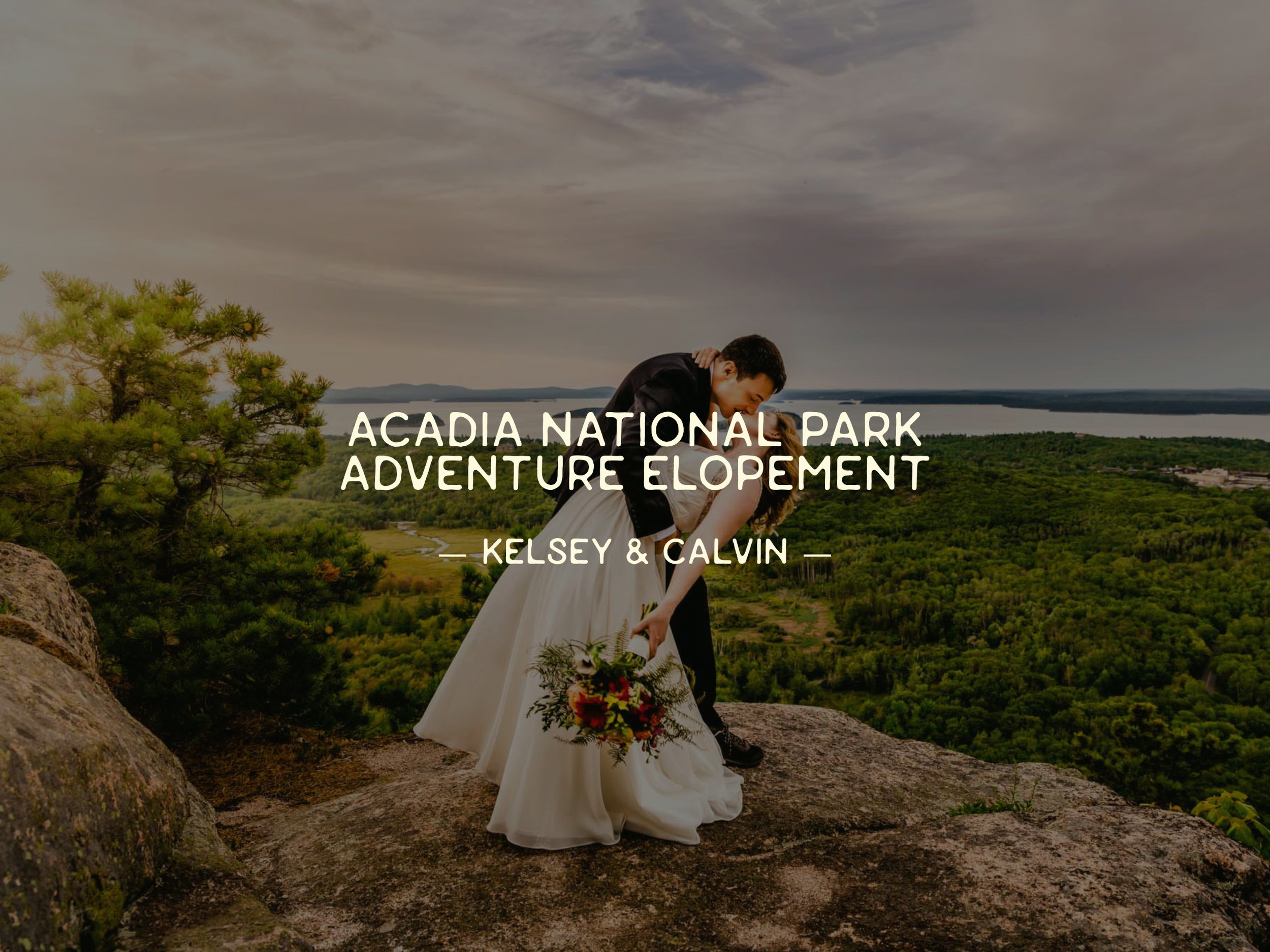 Acadia National Park Sunset Elopement: Kelsey &amp; Calvin