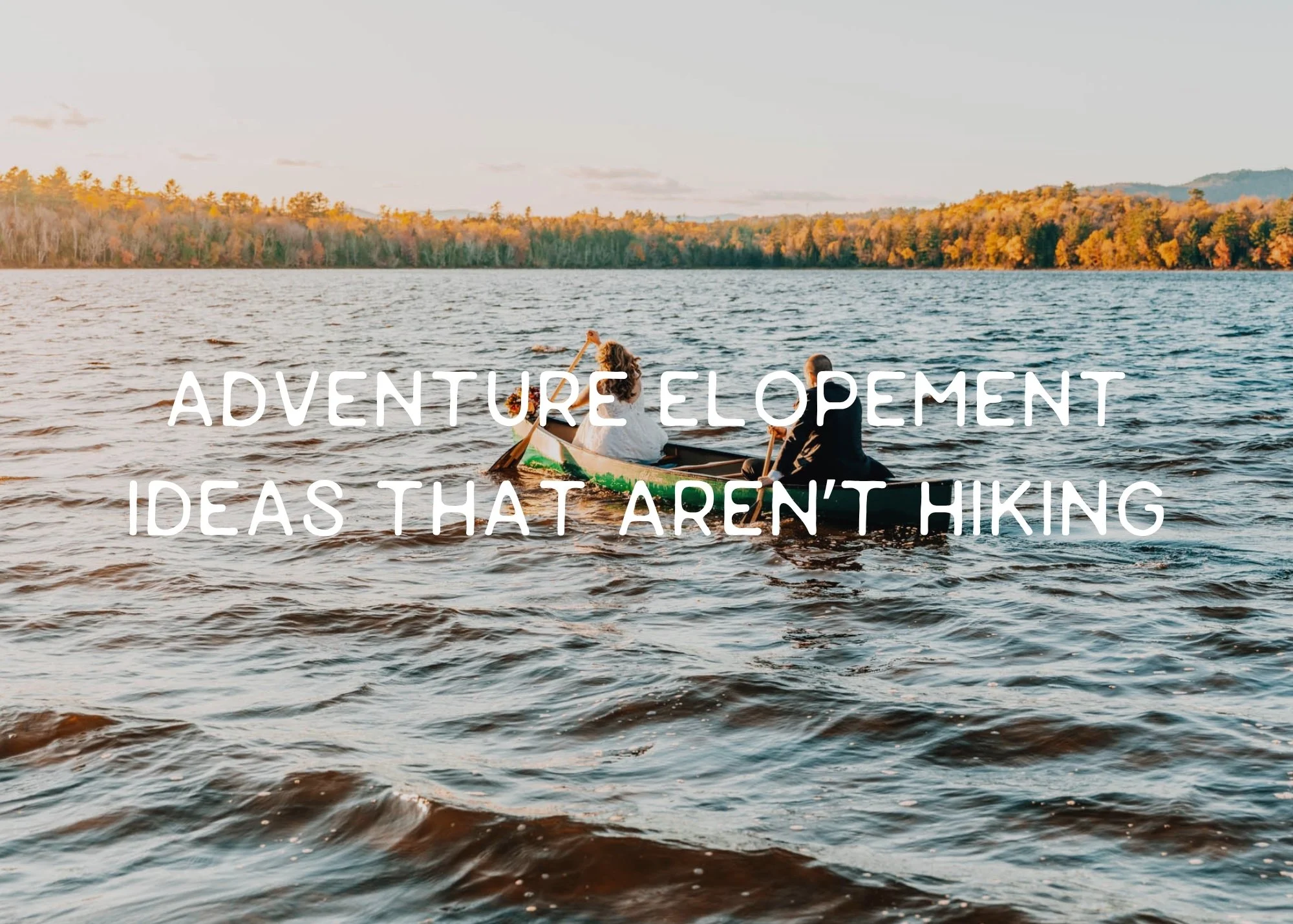 Adventure Elopement Ideas That Aren’t Just Hiking | Unique Colorado Elopements