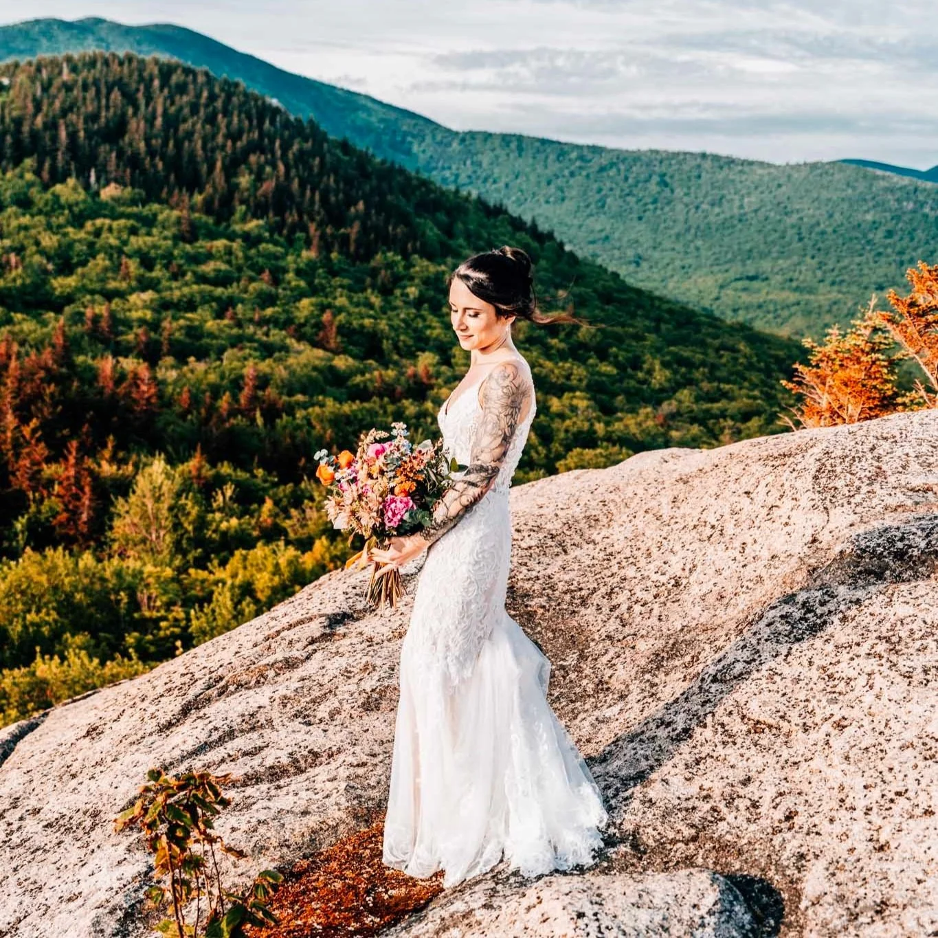 Colorado elopement photographer capturing mountain wedding