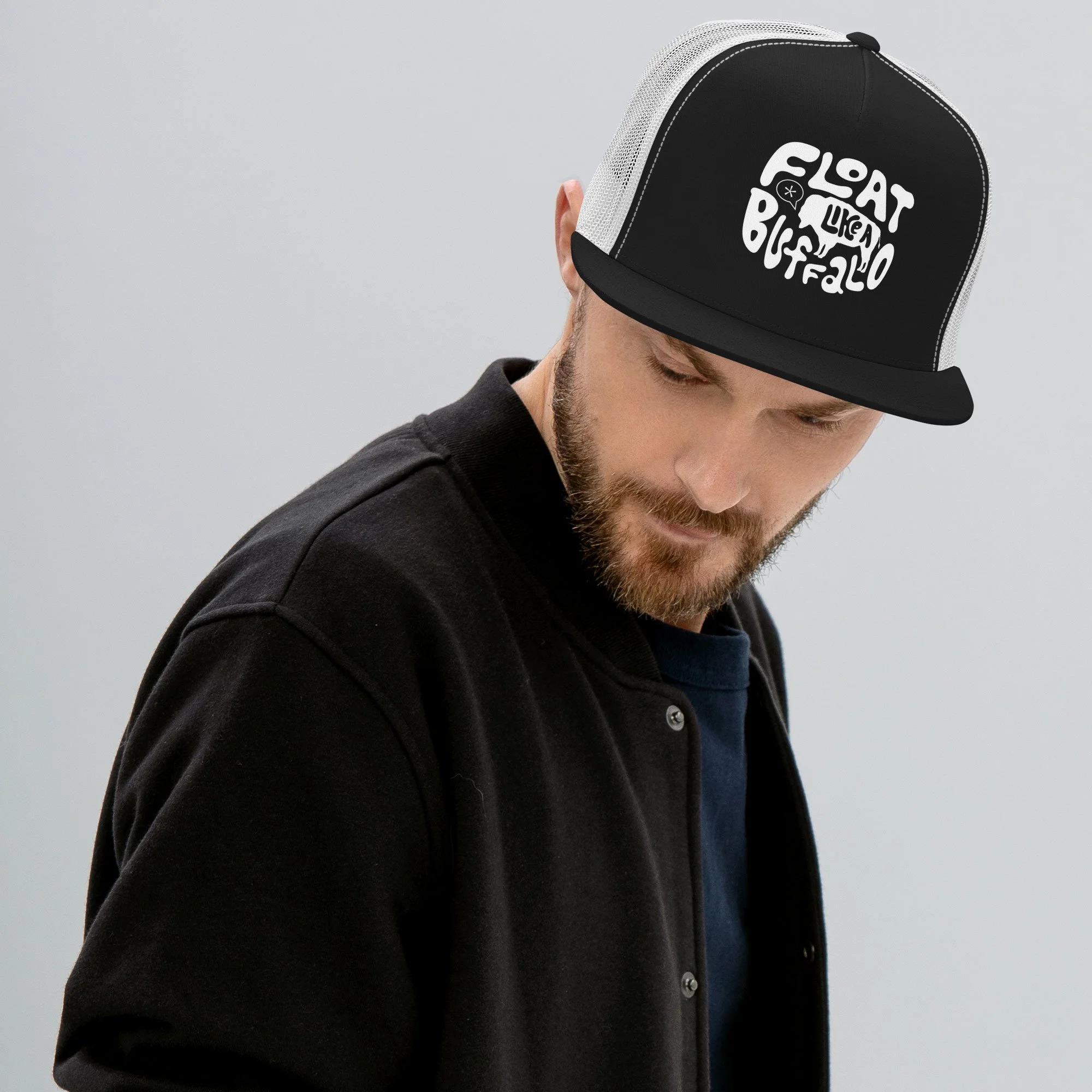 5-panel-trucker-cap-black-white-front-677c6a7b7e466.jpg