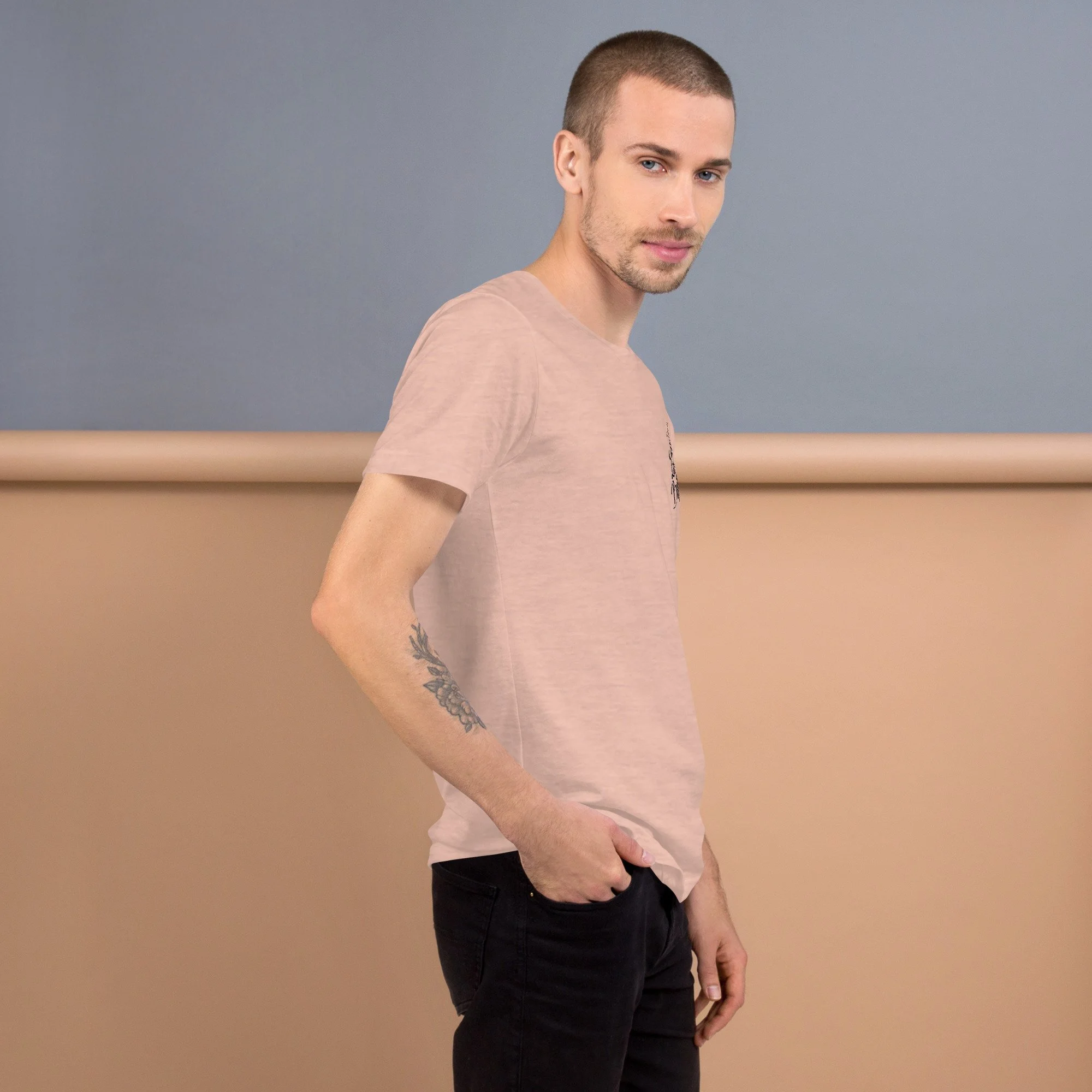 unisex-staple-t-shirt-heather-prism-peach-right-677c9c3c91a63.jpg